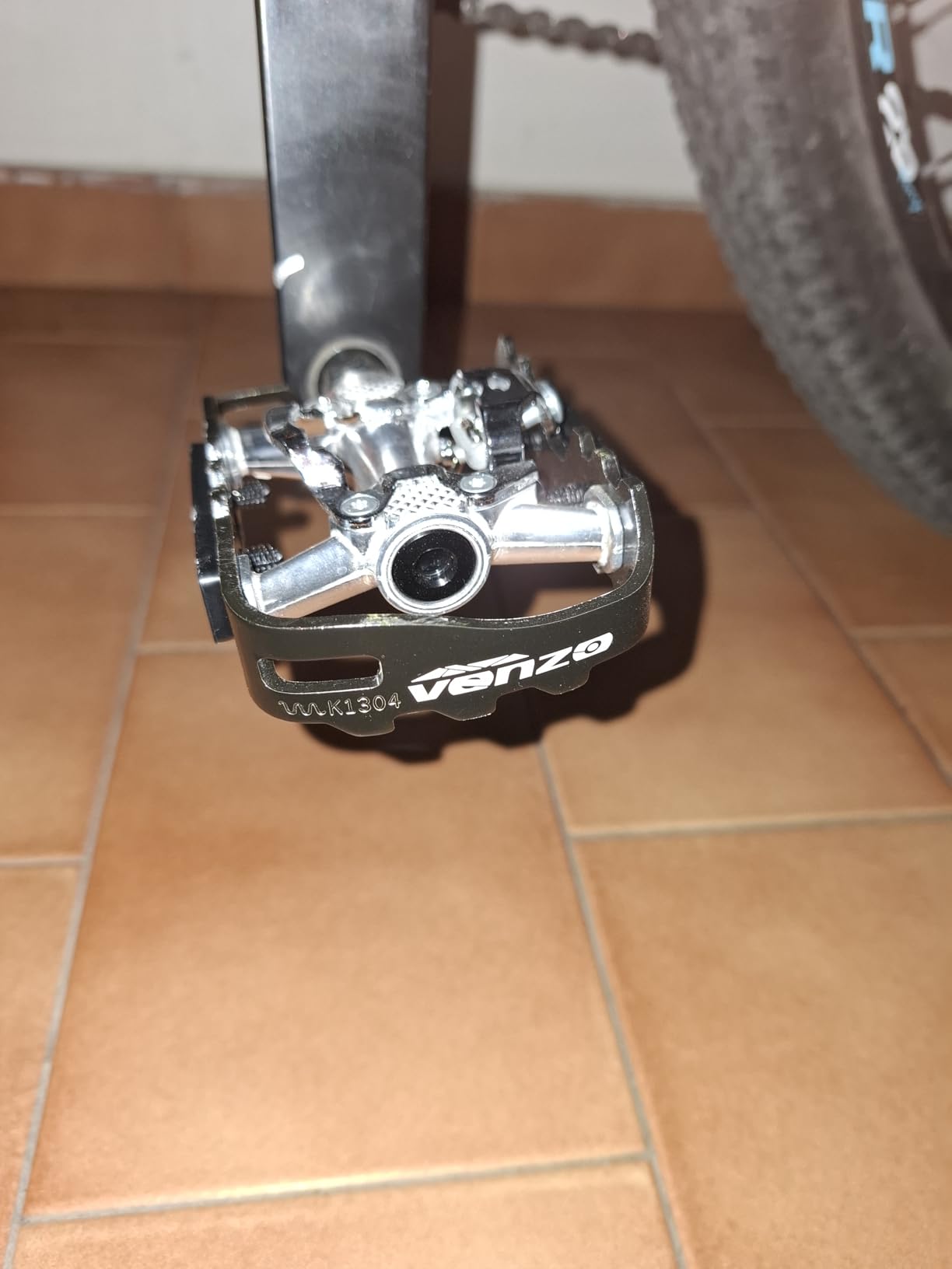 VENZO Multi-Use Compatible with Shimano SPD Mountain Bike Bicycle Sealed Clipless Pedals - Dual Platform Multi-Purpose - Great for Touring, Road, Trekking Bikes customer photo 2
