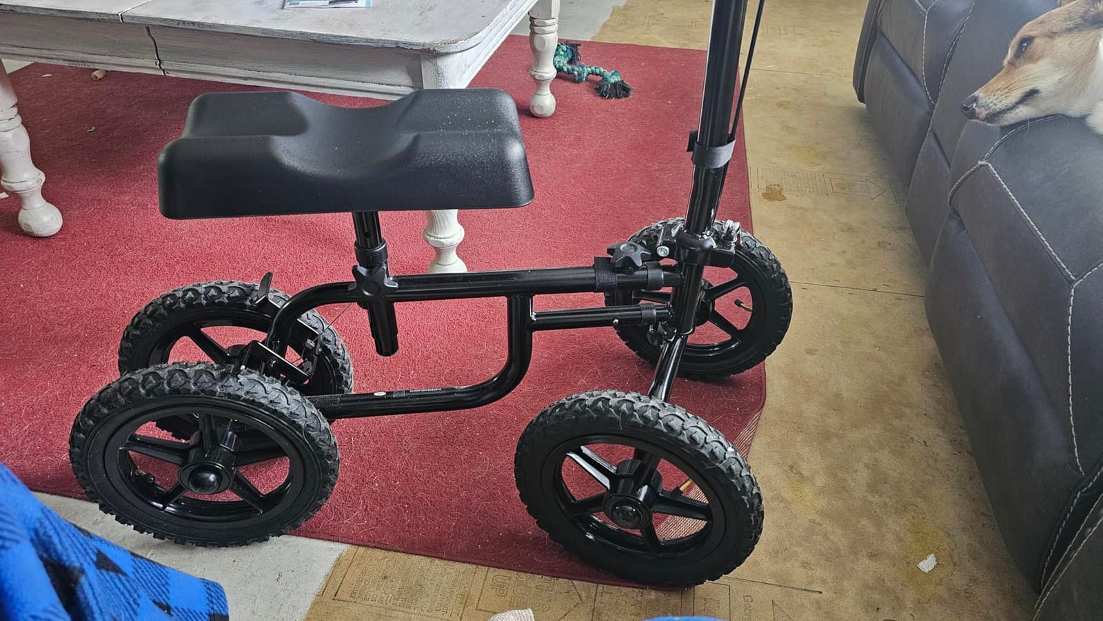 Vive Mobility All Terrain Knee Scooter Walker for Foot Injuries - Adult customer photo 1