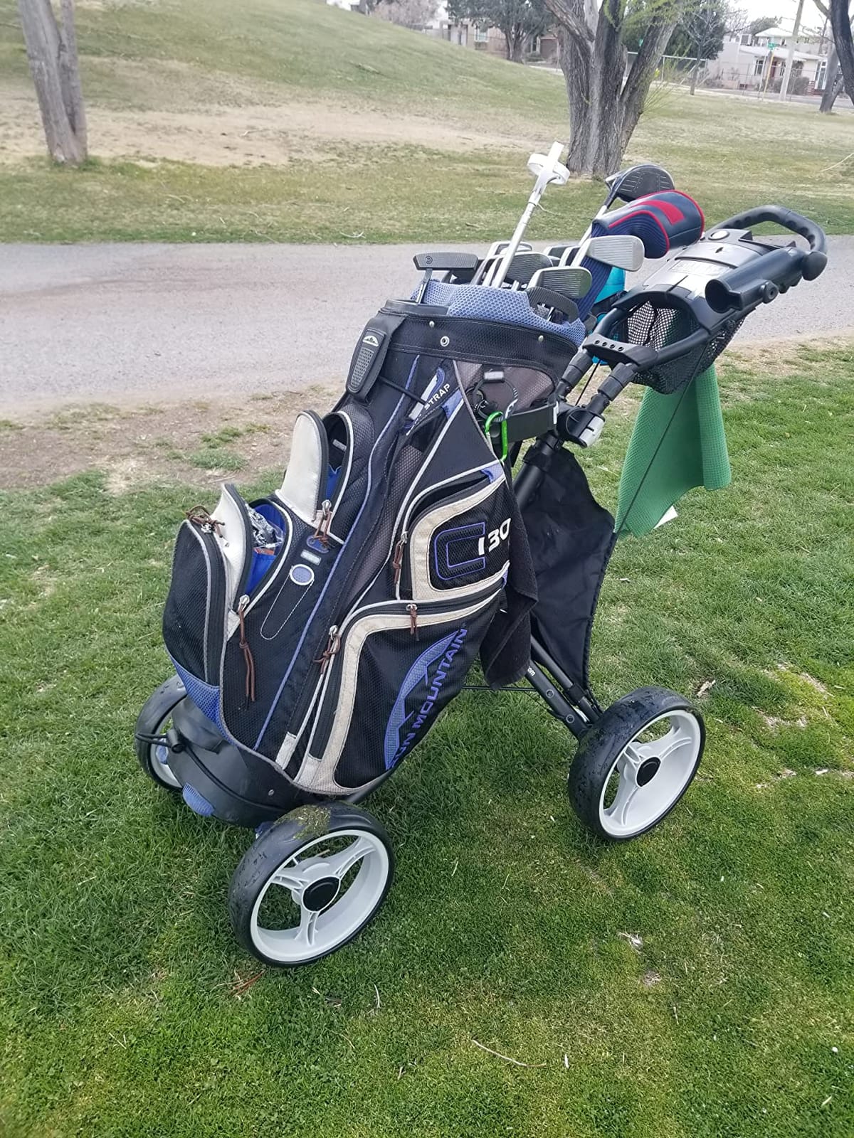 CaddytekCaddyTek Superlite 4 Wheel Golf Push Cart, Explorer Version 8 - customer photo 1