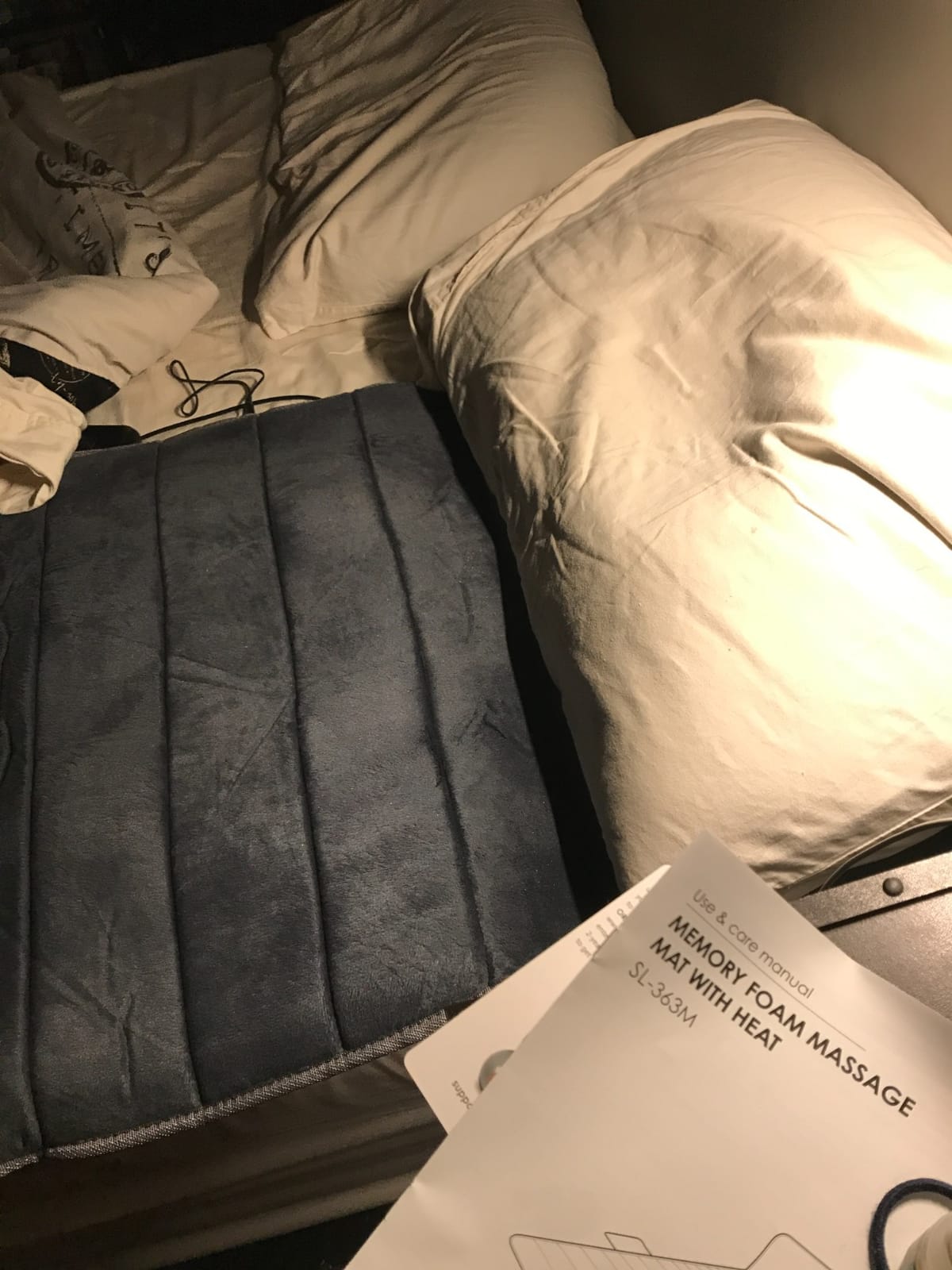 Snailax Full Body Massage Mat with Heat, Vibration Memory Foam Massager Pad customer photo 2