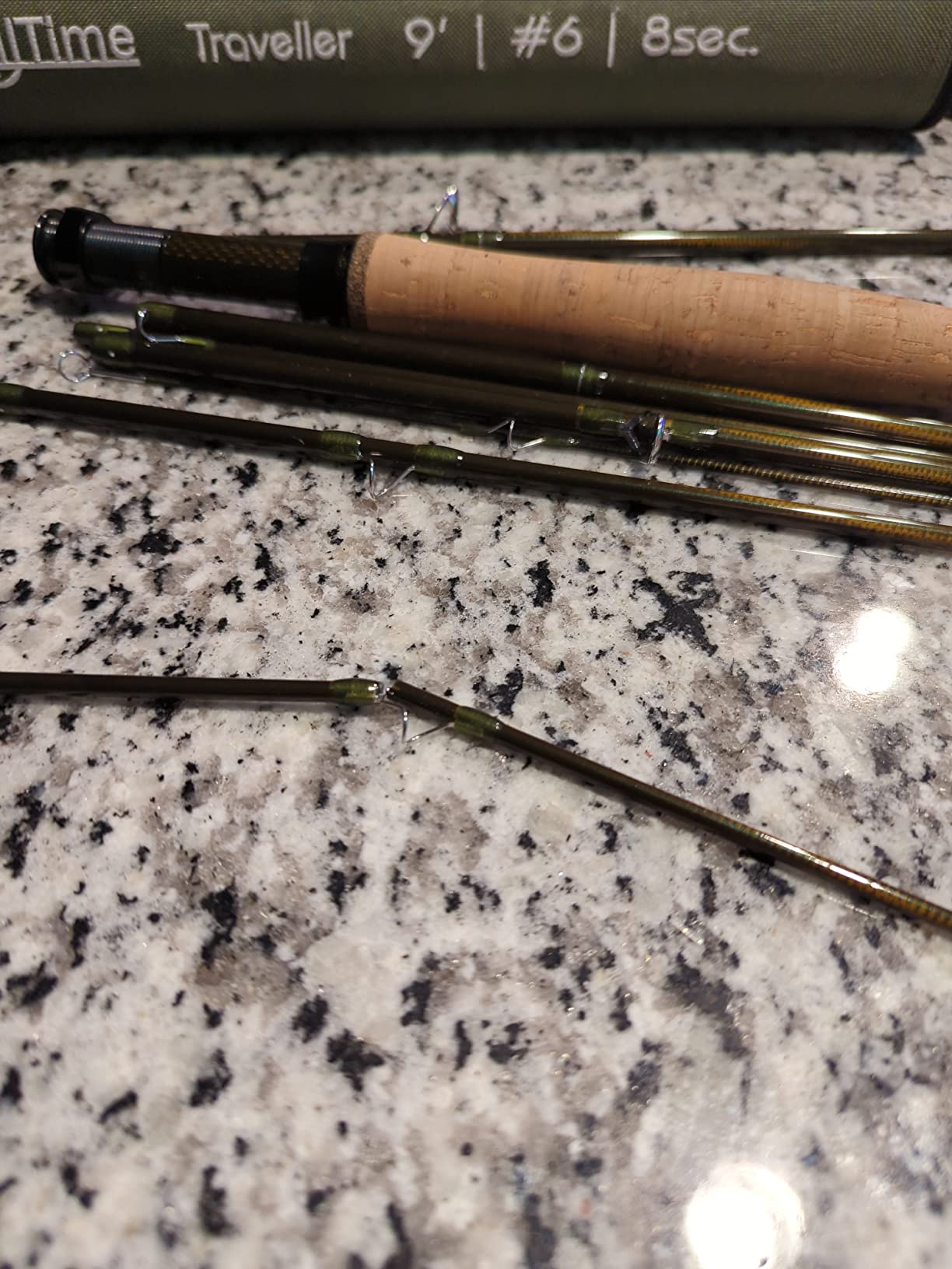 M MAXIMUMCATCH Maxcatch Alltime Travel Fly Fishing Rod-Ultra Compact for Backpacking 8-Piece 9ft with Rod Tube (Size: 5/6/8wt) customer photo 2