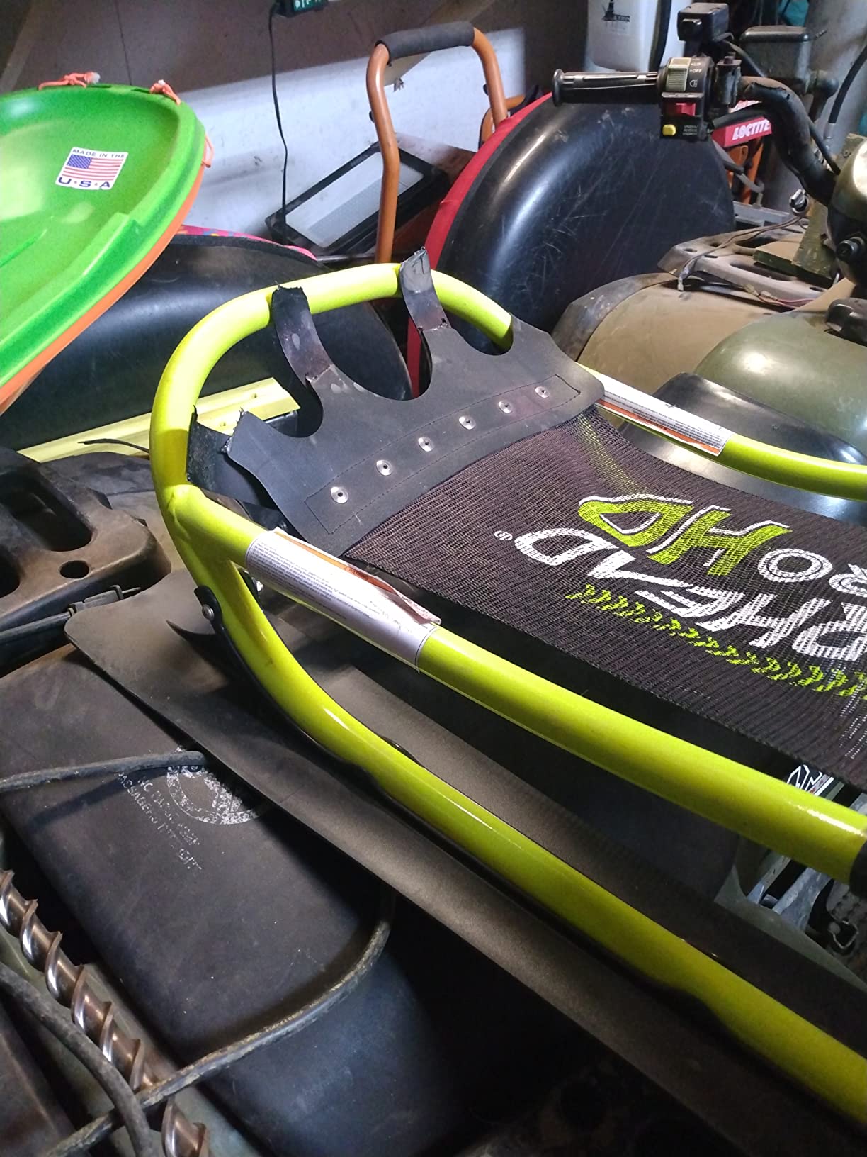 Yukon Charlie's Hammerhead Pro HD Sled | Single Rider, Speed and Steering Control, 52-inch x 22-inch customer photo 2