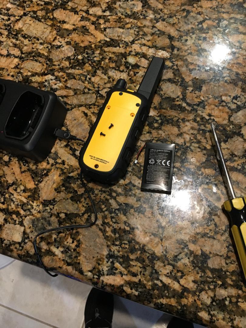DEWALT DXFRS800 FRS Walkie Talkies, 2W, IP67 Waterproof, 2 Pack customer photo 1