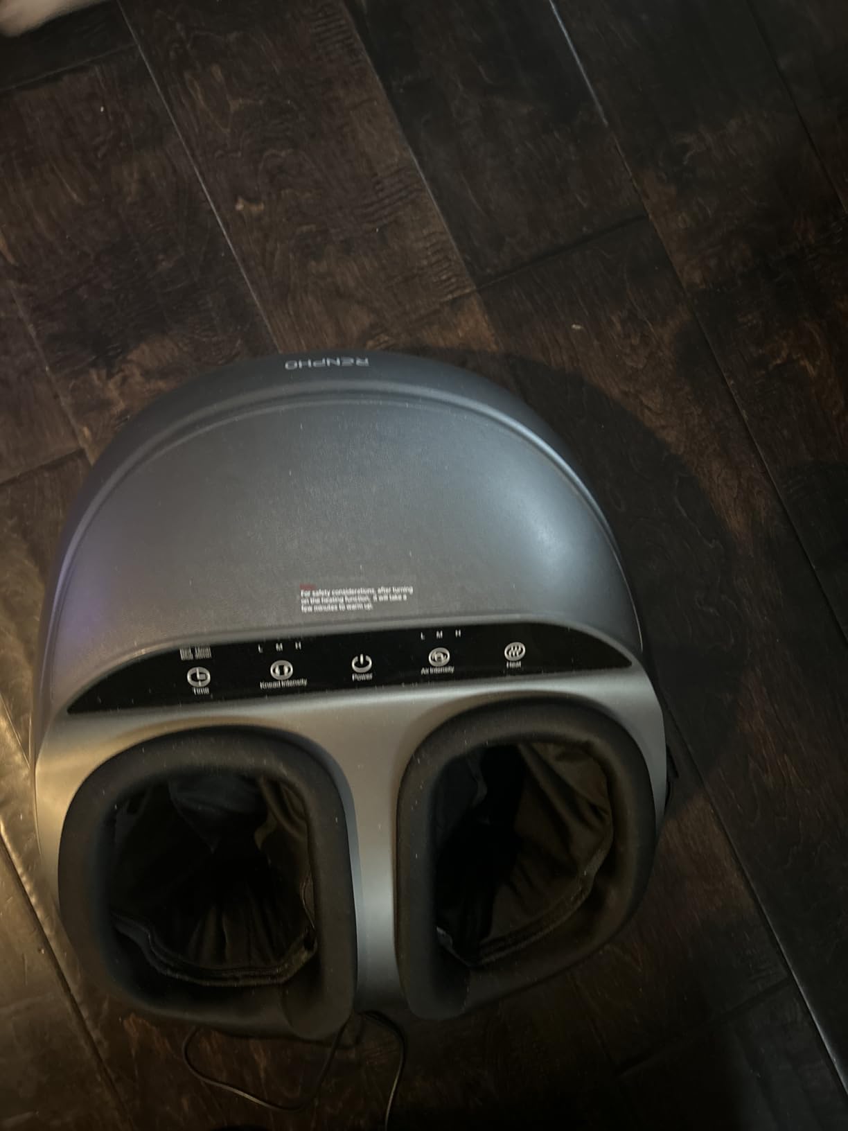 RENPHO Shiatsu Foot Massager with Heat, Deep Kneading & Auto Foot Size Fit | 3 Compression & Kneading Levels, Soothing Heat, Cordless Control, FSA Eligible HSA, Birthday Gifts for Women & Men, Size 13 customer photo 2