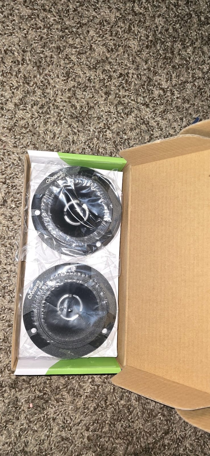 Timpano TPT-ST2 Black Slim Super Tweeter, 600 Watts 4 Ohm, 105 dB, 1 in Voice Coil, 3.85 inch Pro Car Sound System Bullet Tweeters (Pair) customer photo 1