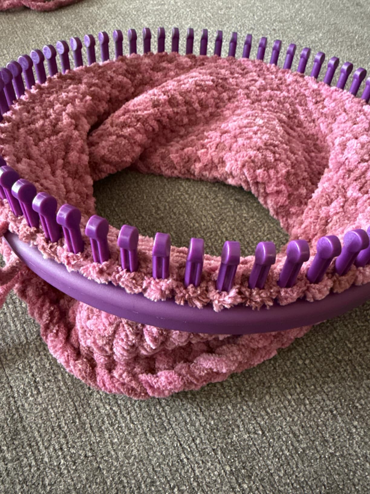 Authentic Knitting Board 'Premium' Chunky Round Knitting Loom Set customer photo 2
