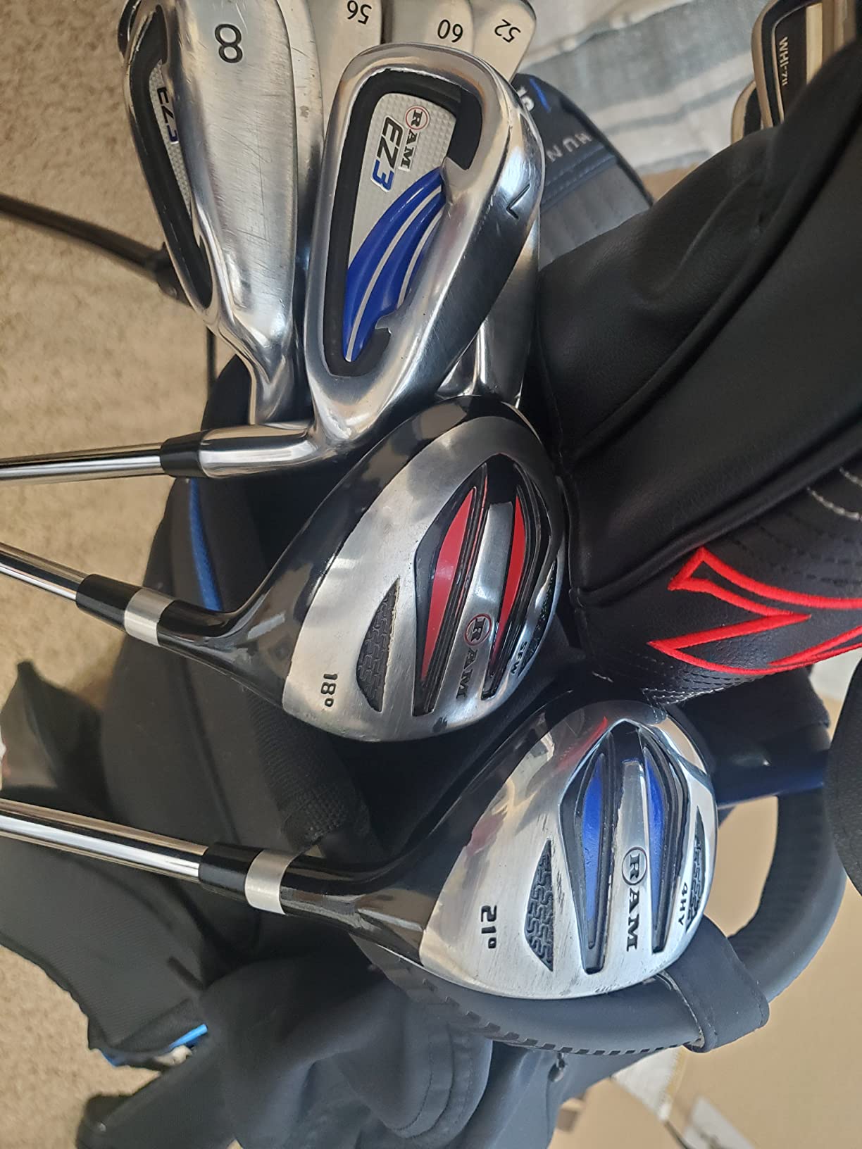 RAM Golf EZ3 Mens Golf Clubs Set with Stand Bag - Graphite/Steel Shafts customer photo 1