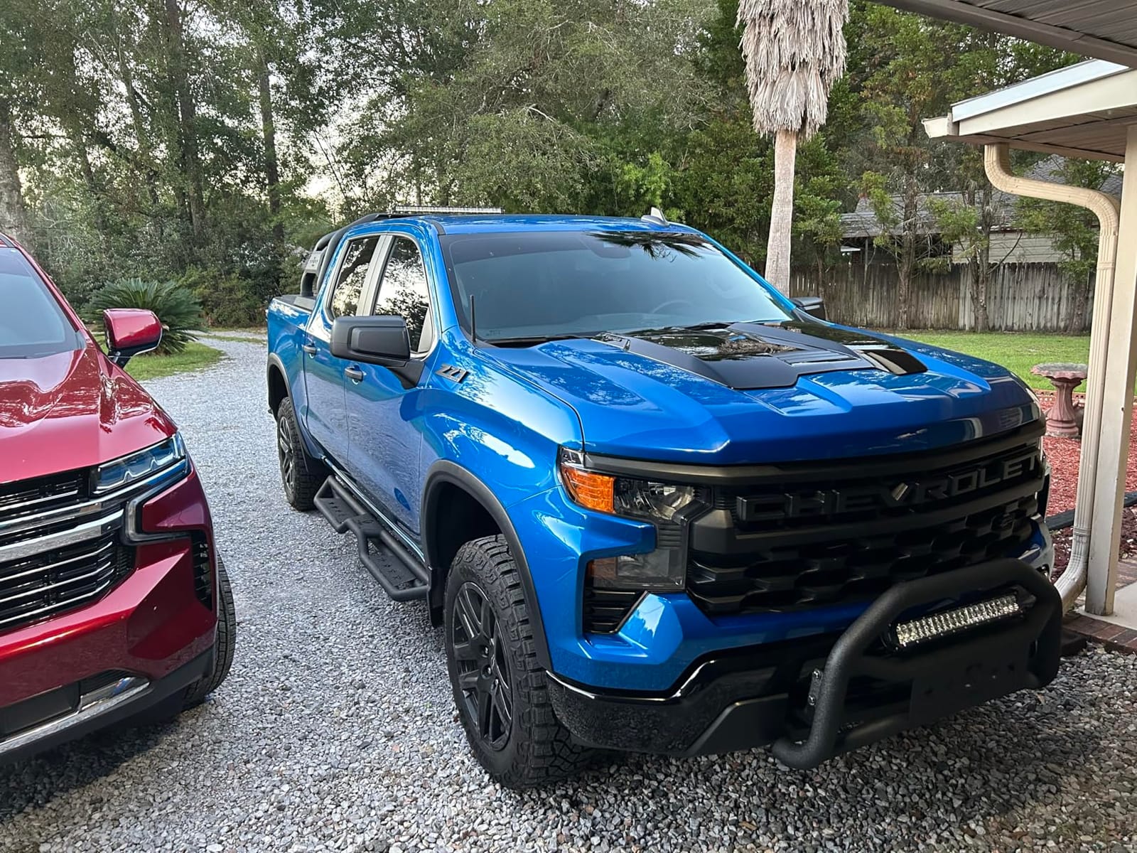 Tyger Auto TG-GD6C60508 Front Bumper Guard Compatible with 2019-2026 Chevy Silverado 1500; 2022 Silverado 1500 LTD (Not fit 2019-2021 LD) | Textured Black | Light Mount | Bull Bar customer photo 2