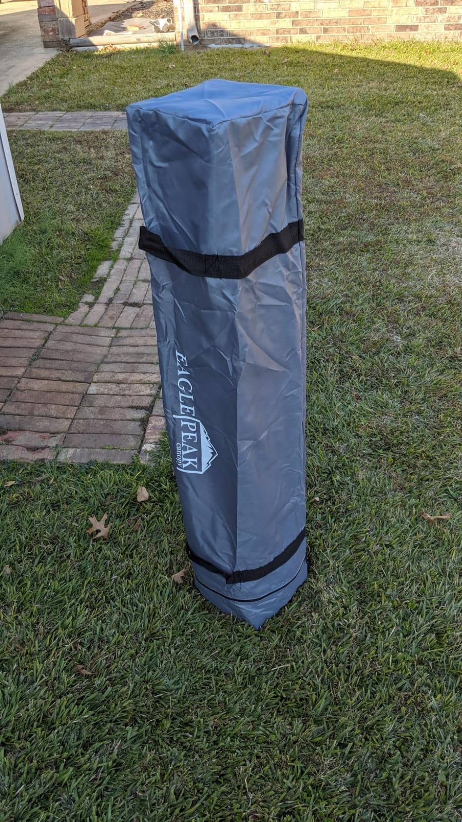 EAGLE PEAK 10x10 Slant Leg Pop Up Canopy Tent, Blue customer photo 1