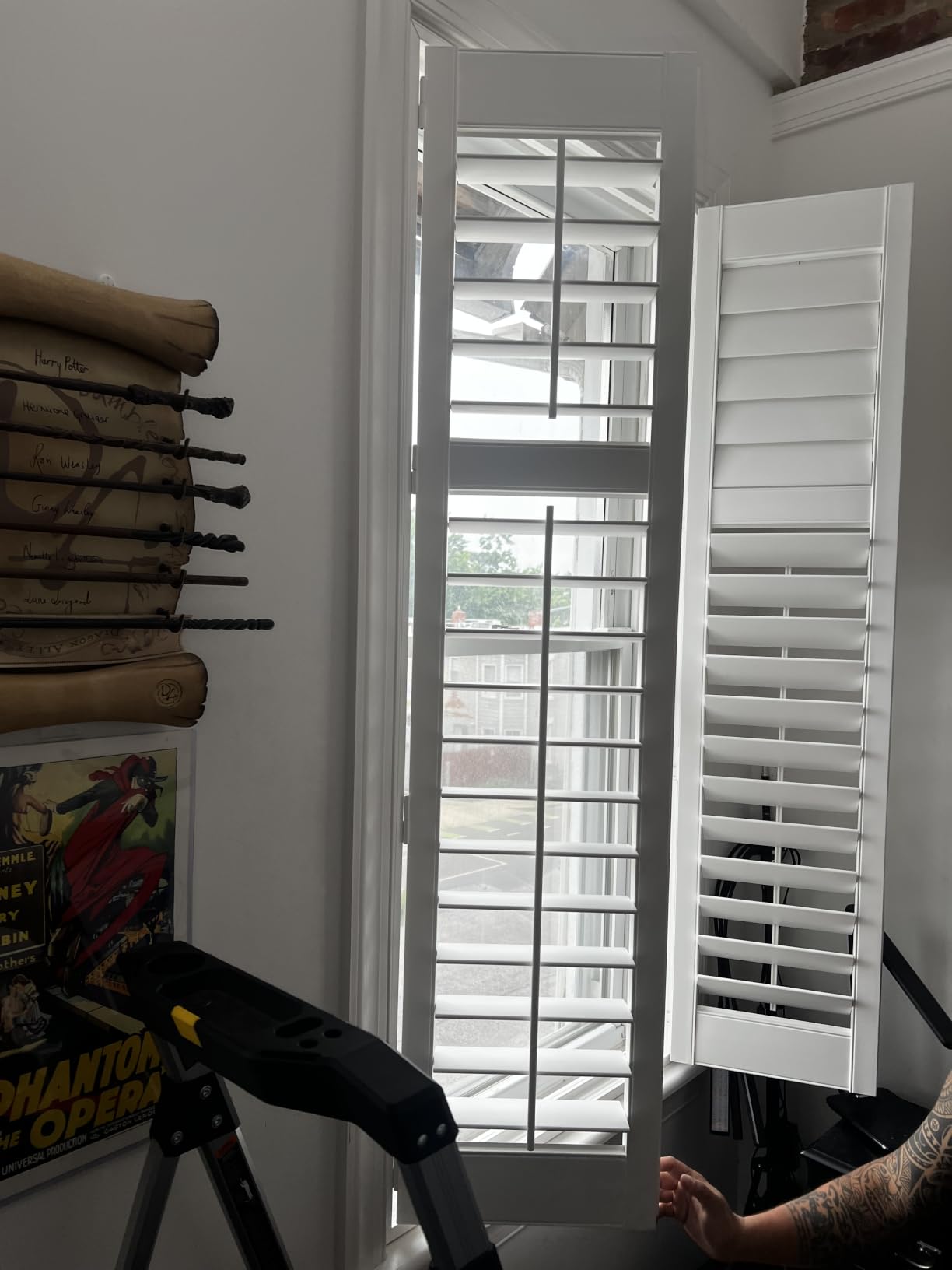 SUNCRAFT SHUTTERS-Plantation Shutters-Interior-Window COVERINGS-Custom Made in 10 Days- DIY Install -Made in North America-Never Needs Painting -25 Year Warranty-Traditional Front TILT Rod customer photo 2