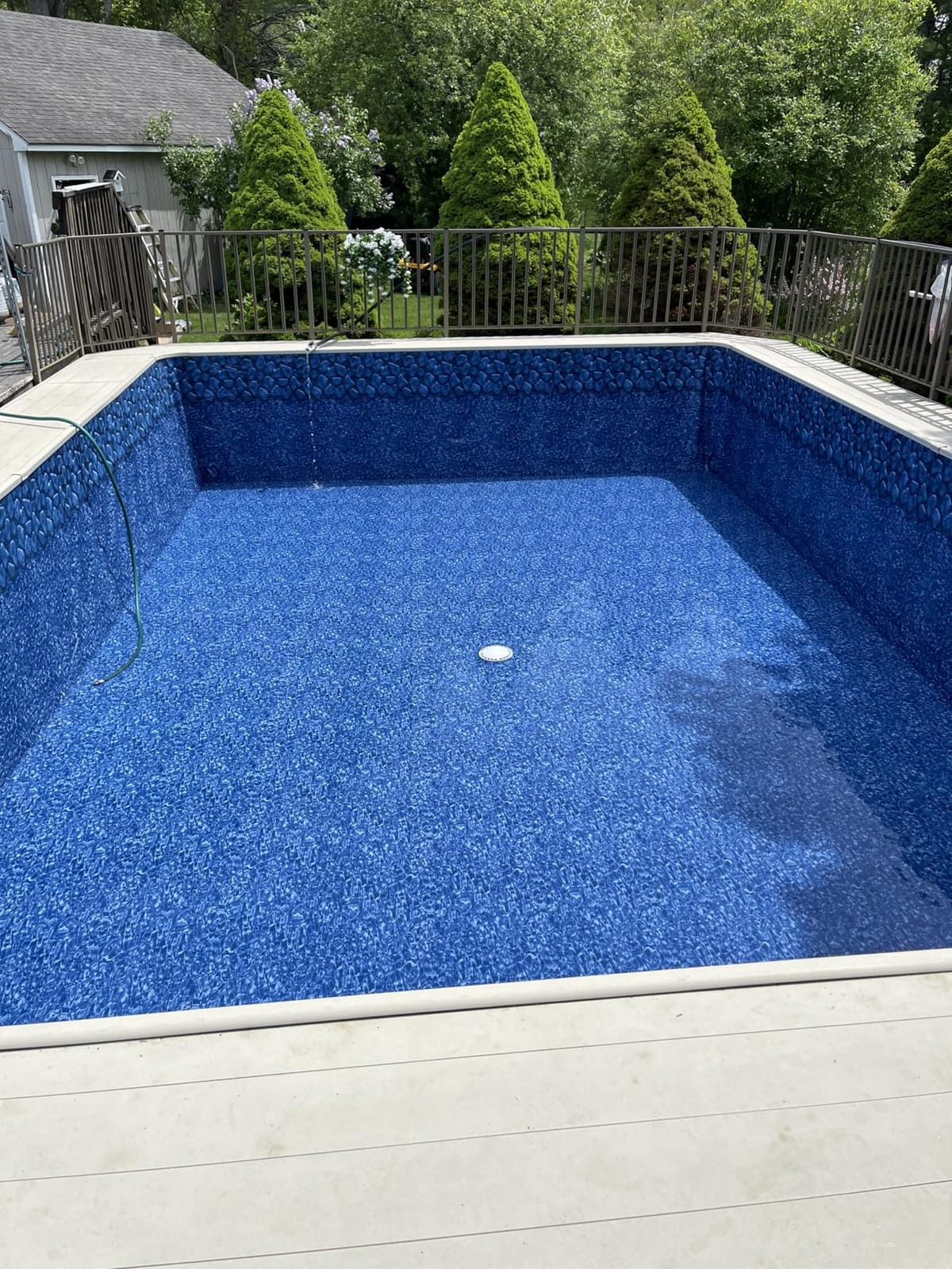 Smartline 16 ft x 32 ft Rectangle Swimming Pool Liner | Boulder Swirl customer photo 1