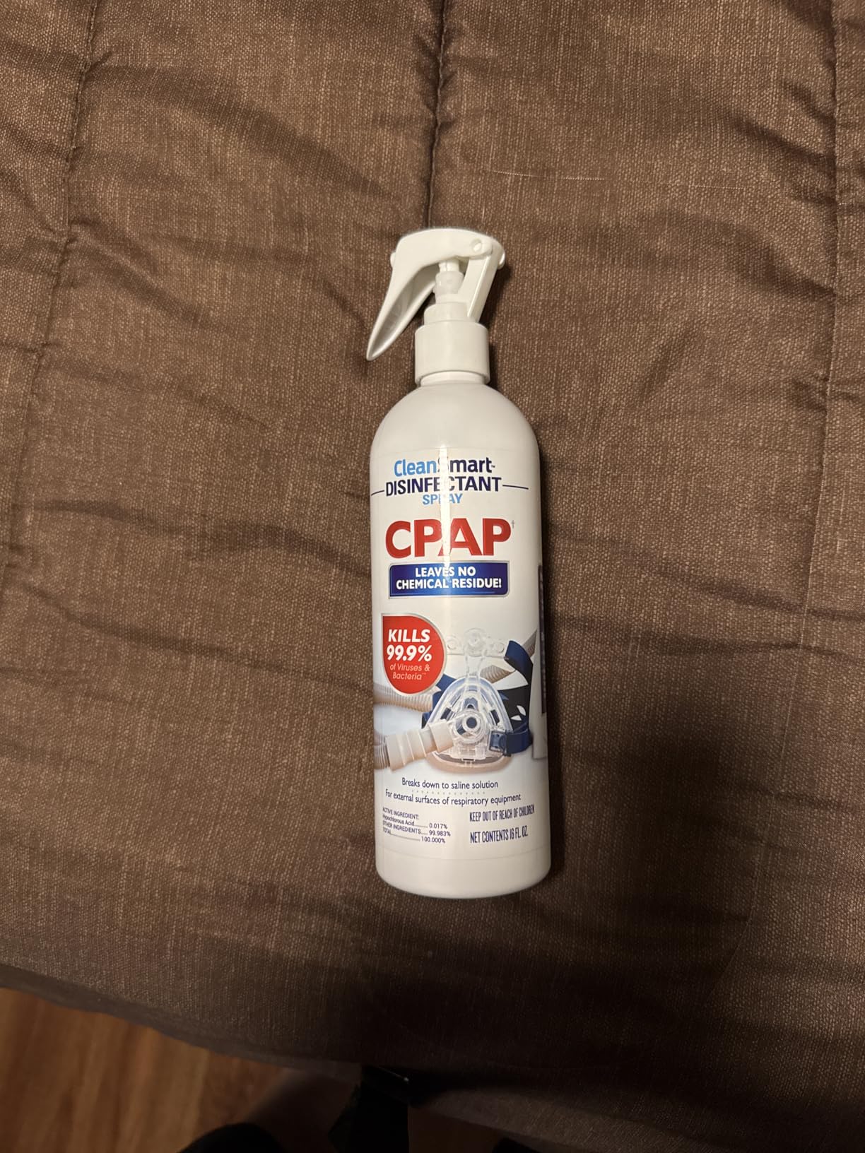 CleanSmart CPAP Disinfectant Spray for Face Mask and Hose, 16 oz (2 pack) customer photo 2