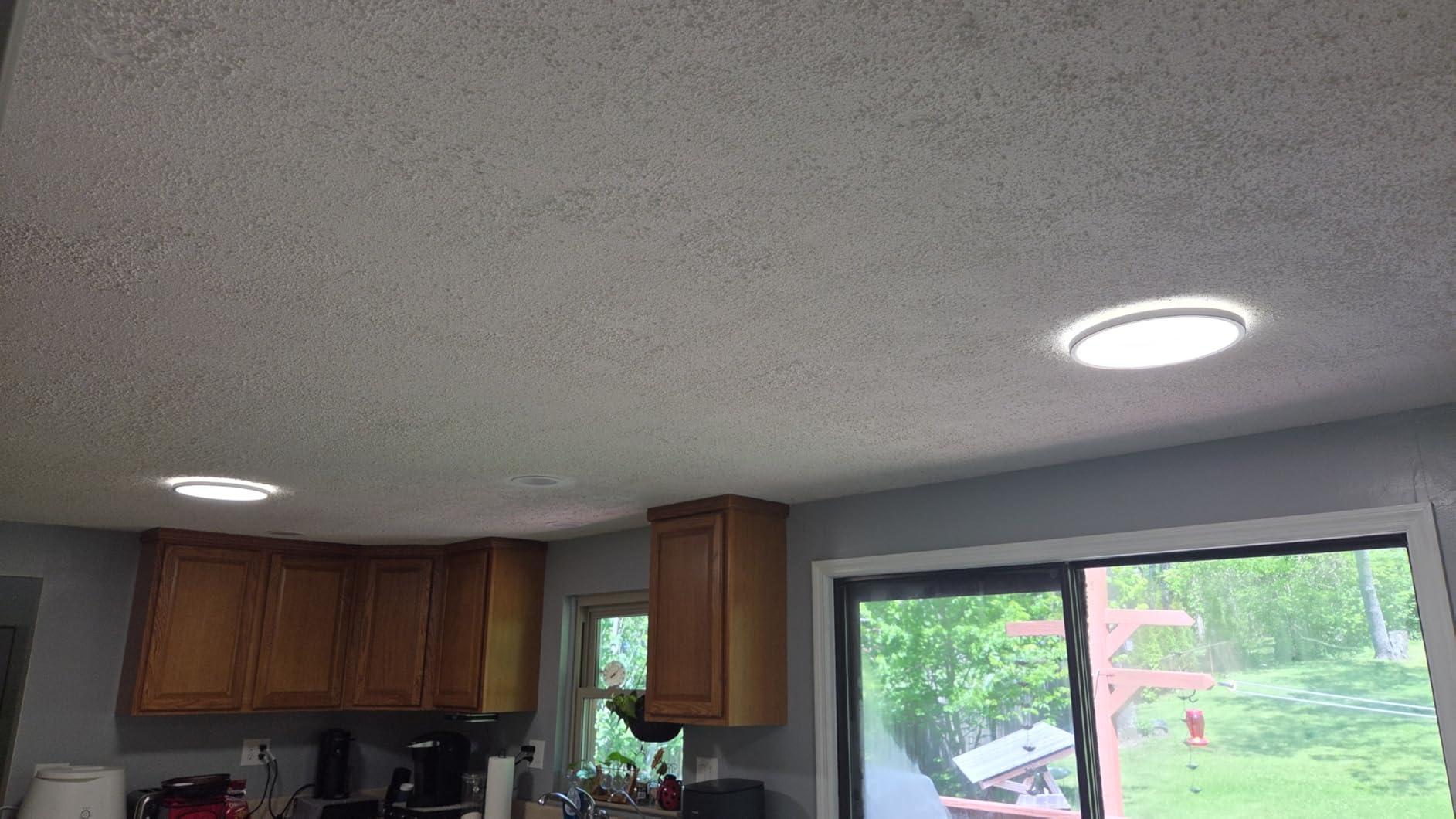 TALOYA 12 Inch Flush Mount Ceiling Light, 20W 5CCT Selectable,3000K-6500K customer photo 1