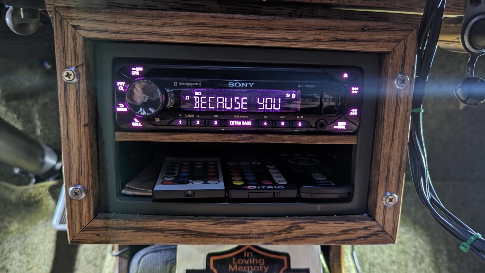Sony MEX-N5300BT Car Stereo Single Din Radio with Bluetooth, CD Player, USB/AUX customer photo 1