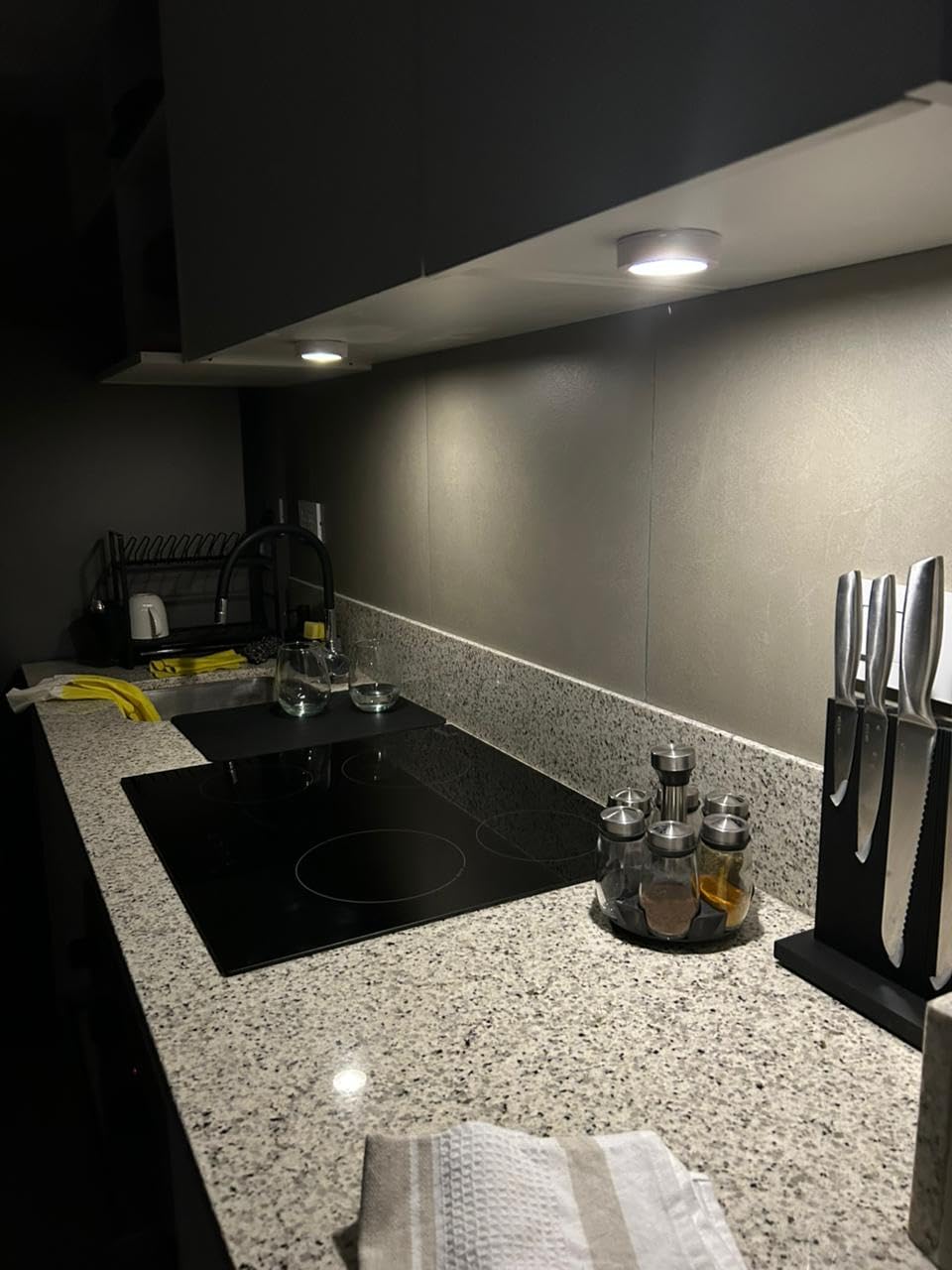 GE Battery Powered Puck Lights, Touch On/Off, 20 Lumens, 4 Pack customer photo 1