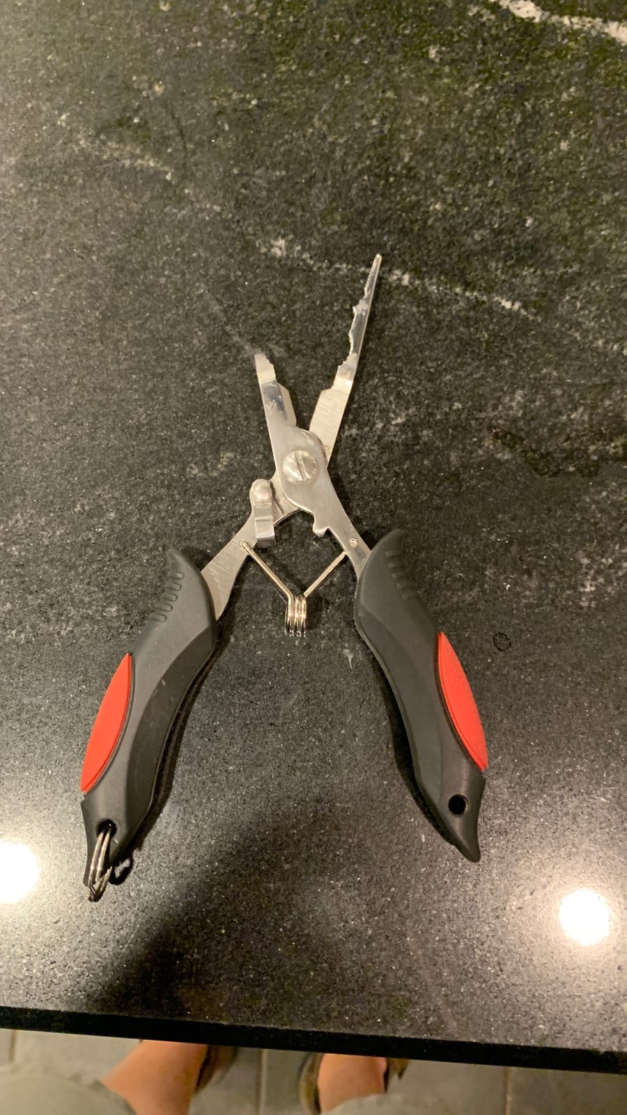 Hikary Long Nose Fishing Pliers,Ice Fishing Gear,Stainless Steel Hook Remover Braid Cutter Rustproof Fishing Multi-Tools Fishing Gripper for Freshwater Saltwater customer photo 2