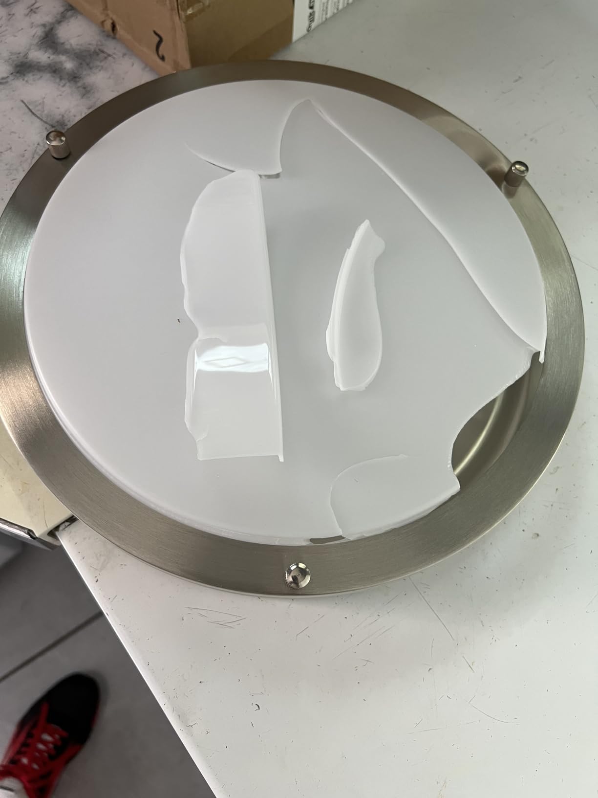36W LED Flush Mount Ceiling Light Fixture, 400W Equivalent, 5000K Daylight customer photo 2