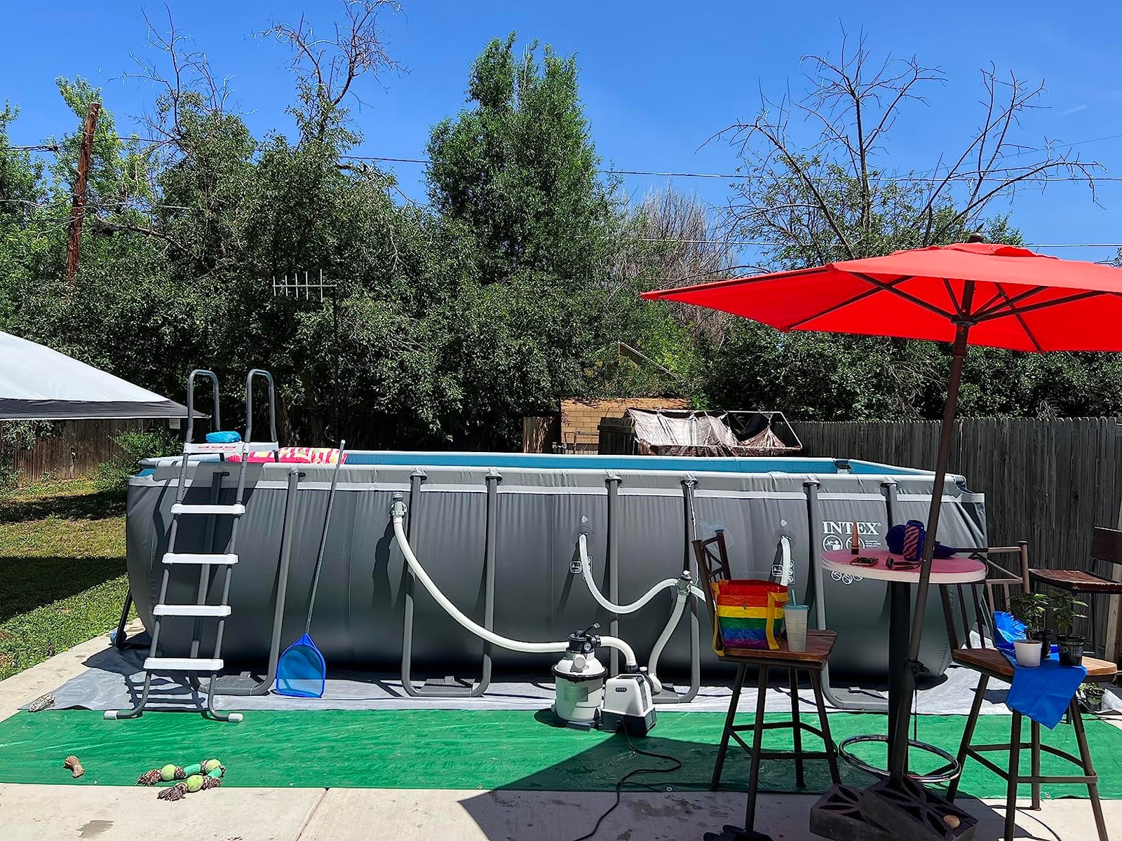 INTEX Ultra XTR 32ft x 16ft x 52in Above Ground Swimming Pool Set w/Pump customer photo 2