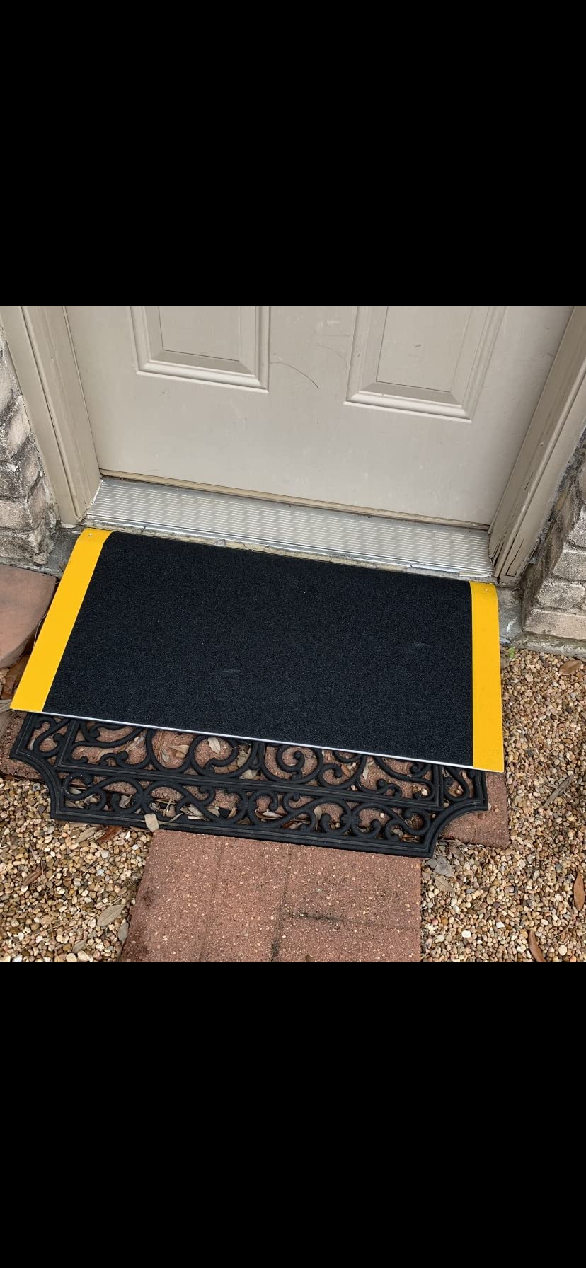 Ruedamann Threshold Ramp for Doorways, 32 x 12 in Aluminum Wheelchair Ramp customer photo 2