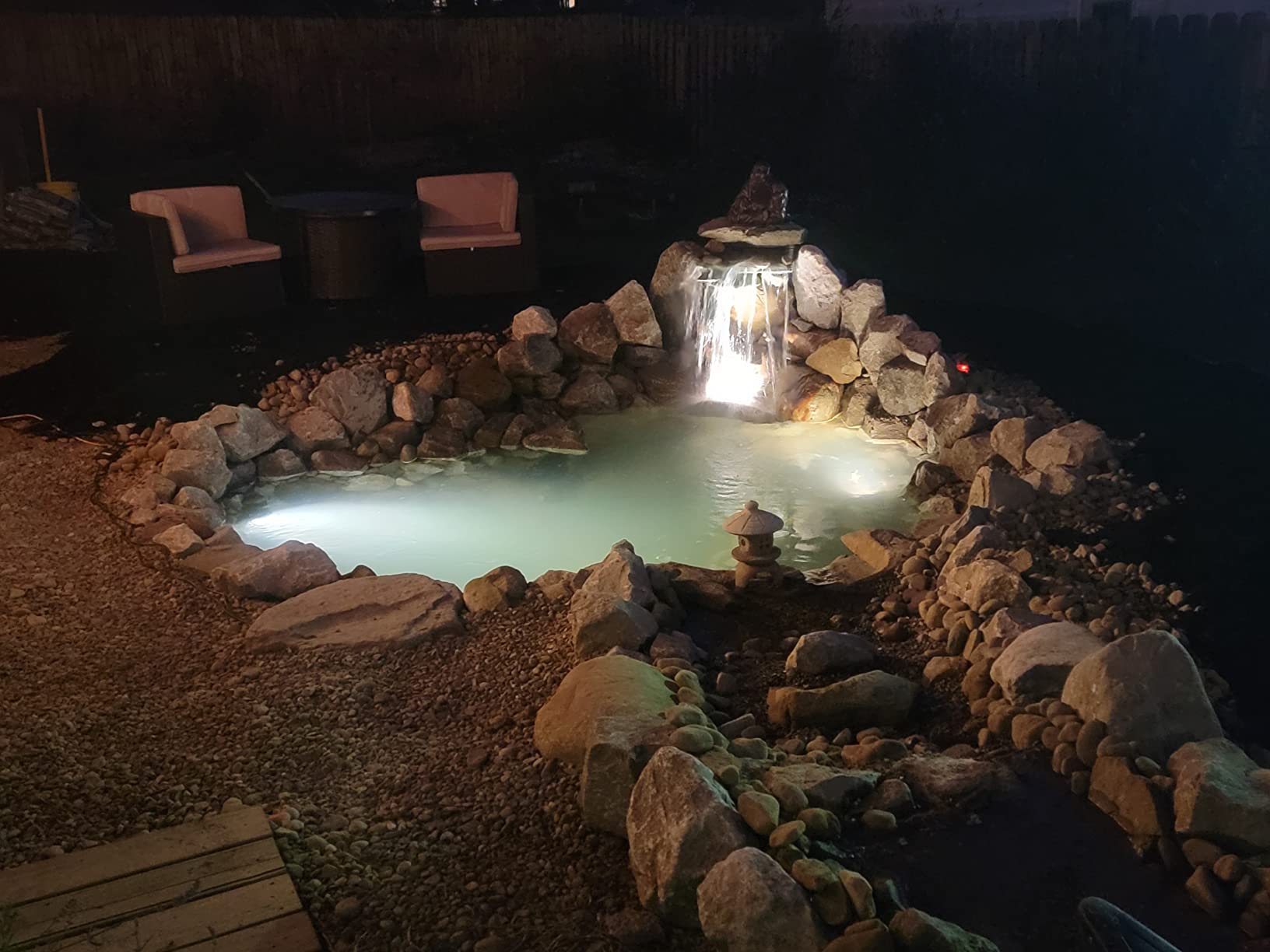 Savio Signature 4000 GPH Pond Kit 20 x 25 Ft EPDM Liner UV Clarifier customer photo 1