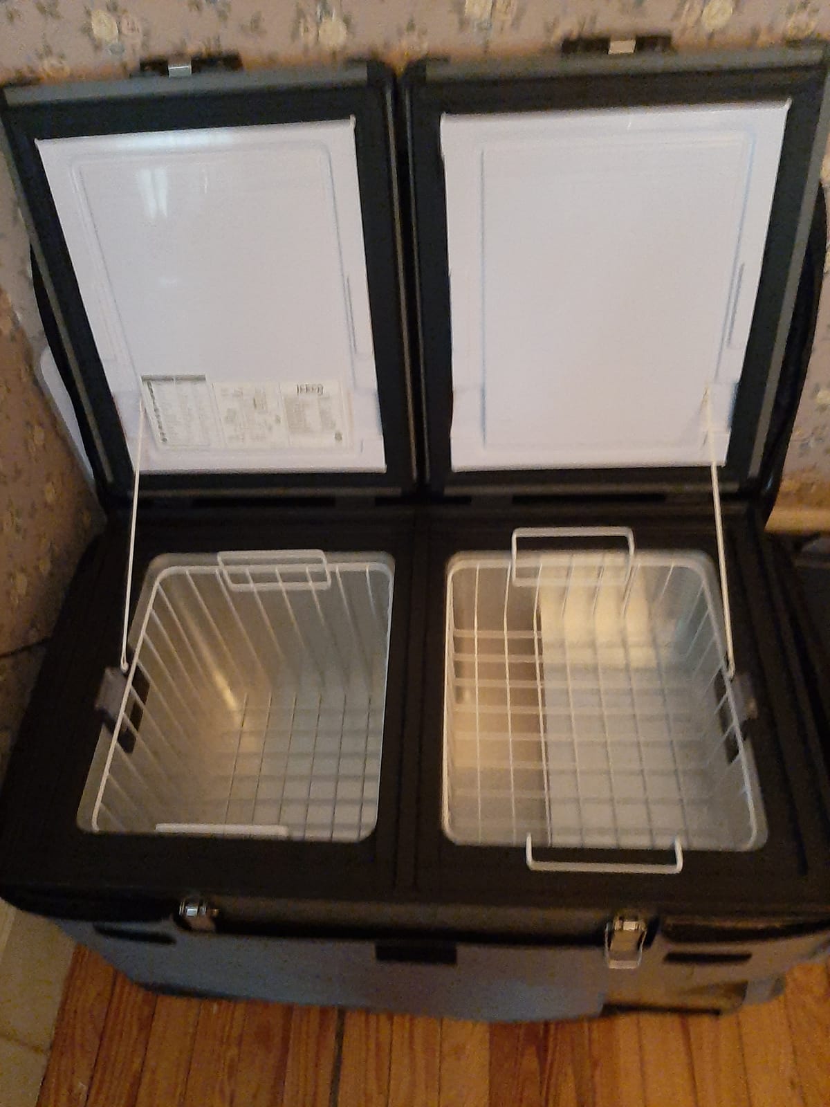 ICECO VL60 Dual Zone Portable Refrigerator with SECOP Compressor, 60 Liters Platinum Compact Refrigerator, DC 12/24V, AC 110-240V, 0℉ to 50℉, Home & Car Use (with Insulated Cover) customer photo 2