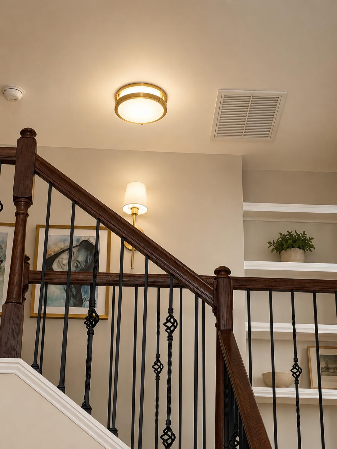 hykolity 13 inch Flush Mount LED Ceiling Light Fixture,5CCT customer photo 1