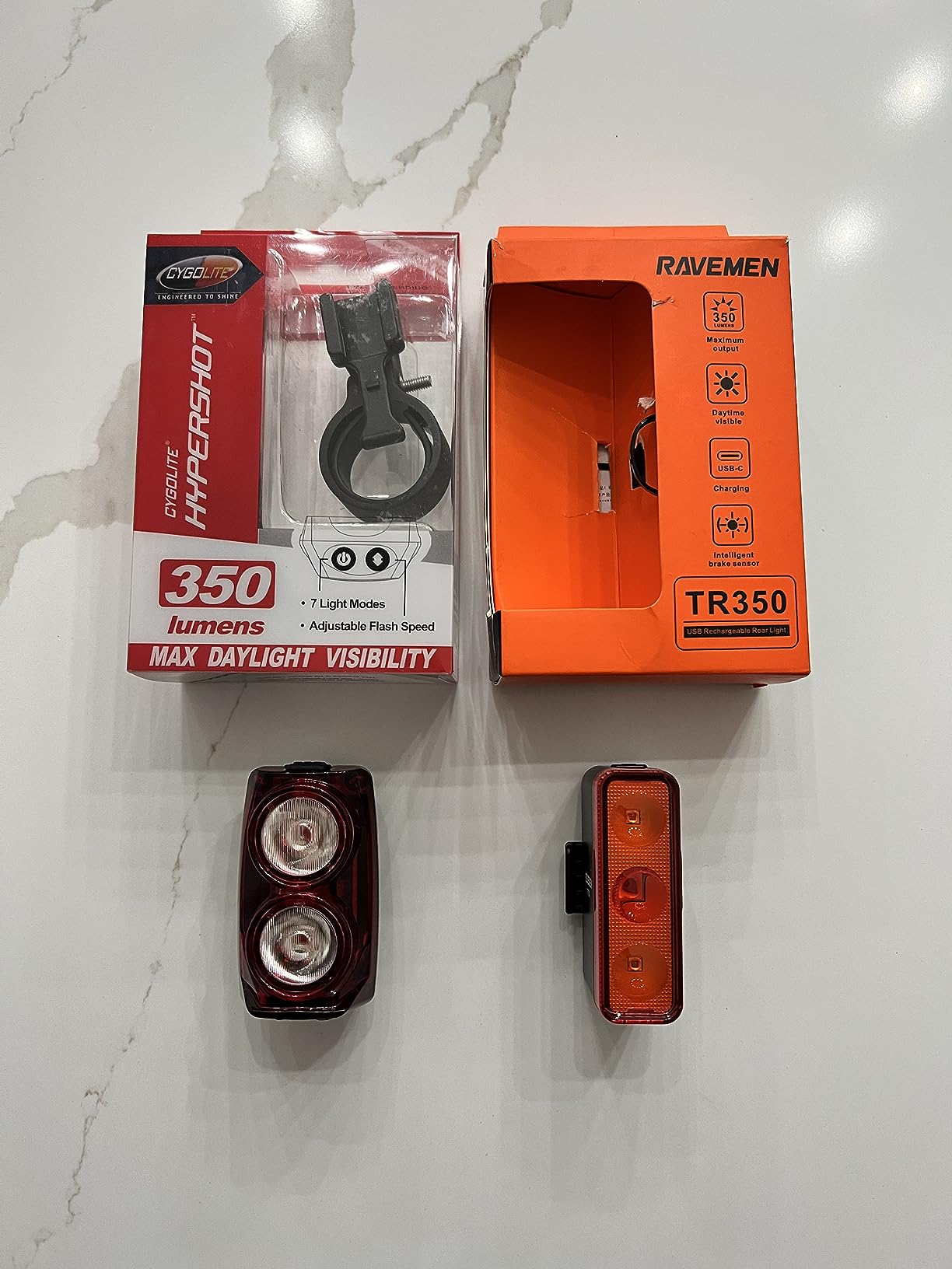 Cygolite Hypershot – 350 Lumen Bike Tail Light– 7 Night & Daytime Modes–User Adjustable Flash Speeds- Compact & Durable–IP64 Water Resistant–Secured Hard Mount–USB Rechargeable–Great for Busy Streets customer photo 1