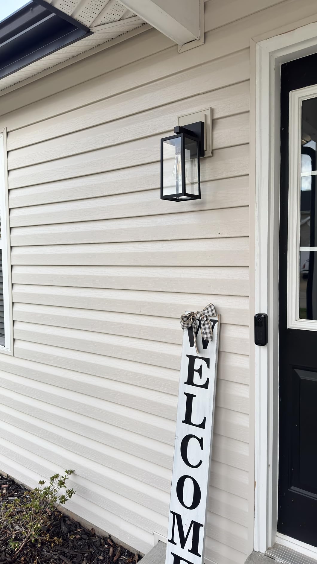 MAXvolador Outdoor Wall Light Fixture, Exterior Waterproof Wall Lantern customer photo 2