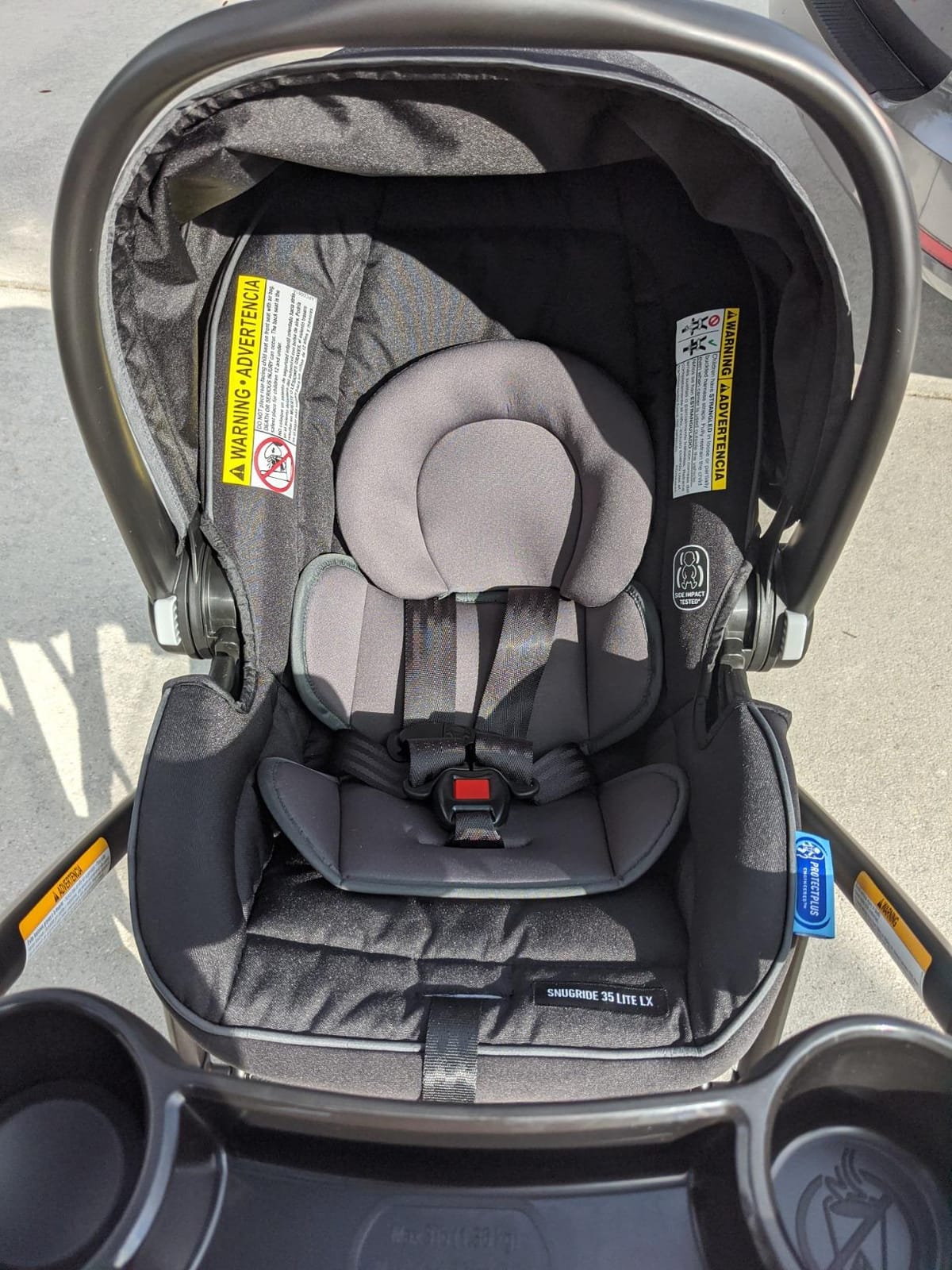 Graco Modes Element Travel System, Baby Car Seat and Stroller Combo, Includes: SnugRide Lite LX Infant Car Seat and Reversible Baby Stroller, Canter customer photo 1
