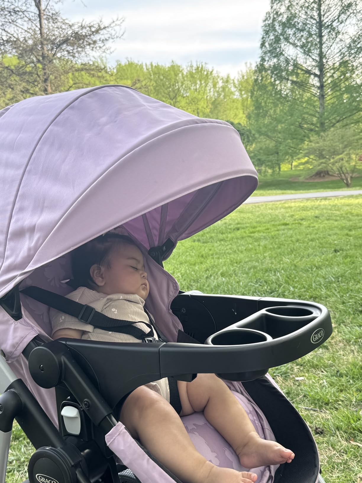Graco Modes Pramette Travel System, Car Seat and Stroller Combo, Includes SnugRide LX Infant Car Seat and Baby Stroller, 3 Modes: Car Seat Carrier, Pramette, Toddler Stroller, Ellington customer photo 2