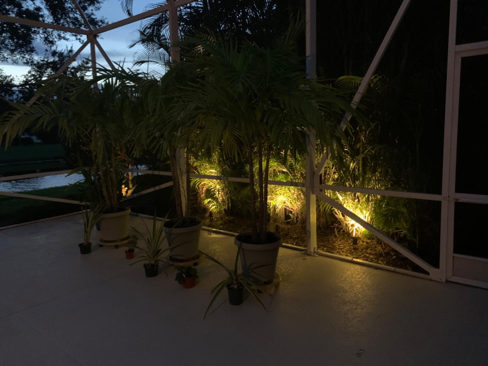 SUNVIE 12W Low Voltage LED Landscape Lights with Connectors, Outdoor 12V Super Warm White (900LM) Waterproof Garden Pathway Lights Wall Tree Flag Spotlights with Spike Stand (10 Pack with Connector) customer photo 1