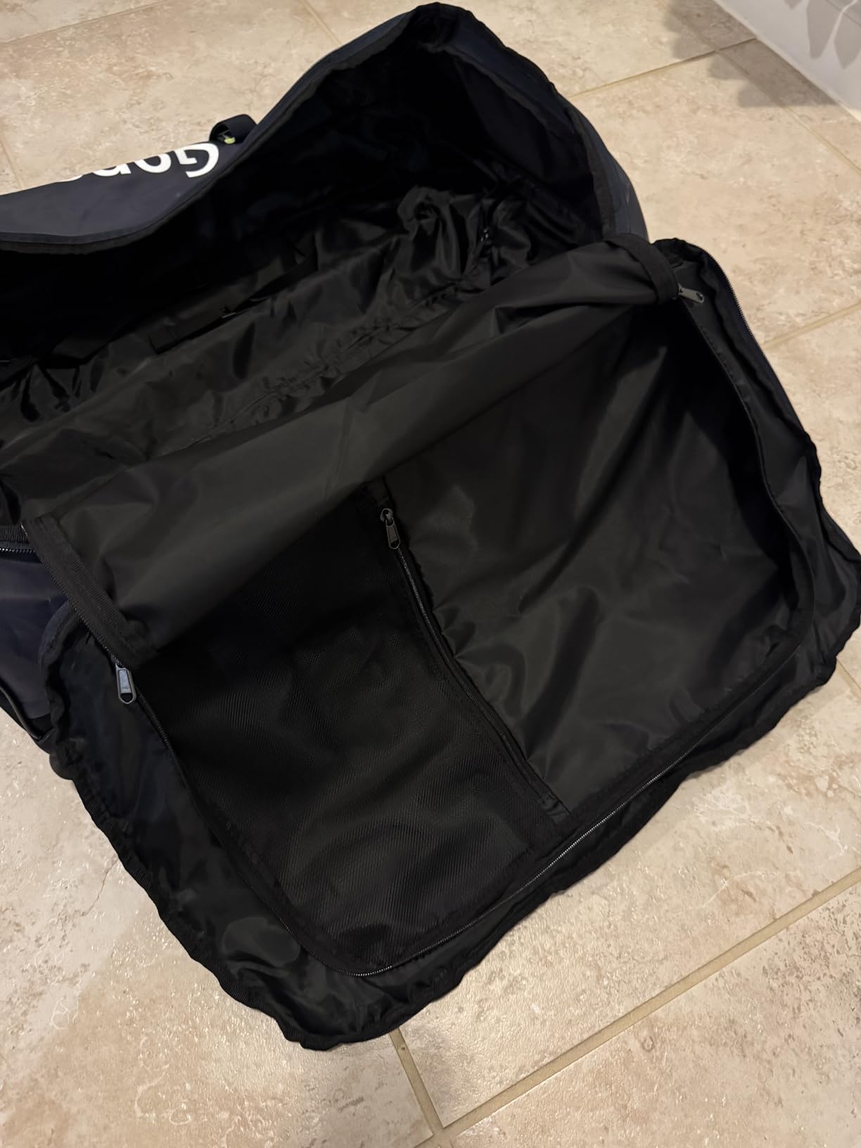Gonex Rolling Duffle Bag with Wheels, Waterproof PVC Luggage, 33 in, Olive customer photo 2