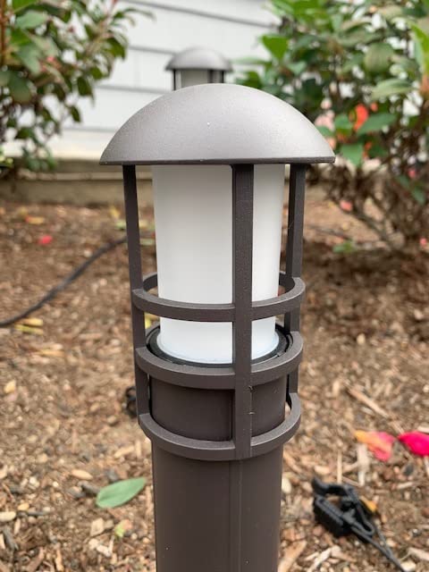 LEONLITE 12-Pack Low Voltage Landscape Pathway Lights, 3W, CRI90, 3000K customer photo 1
