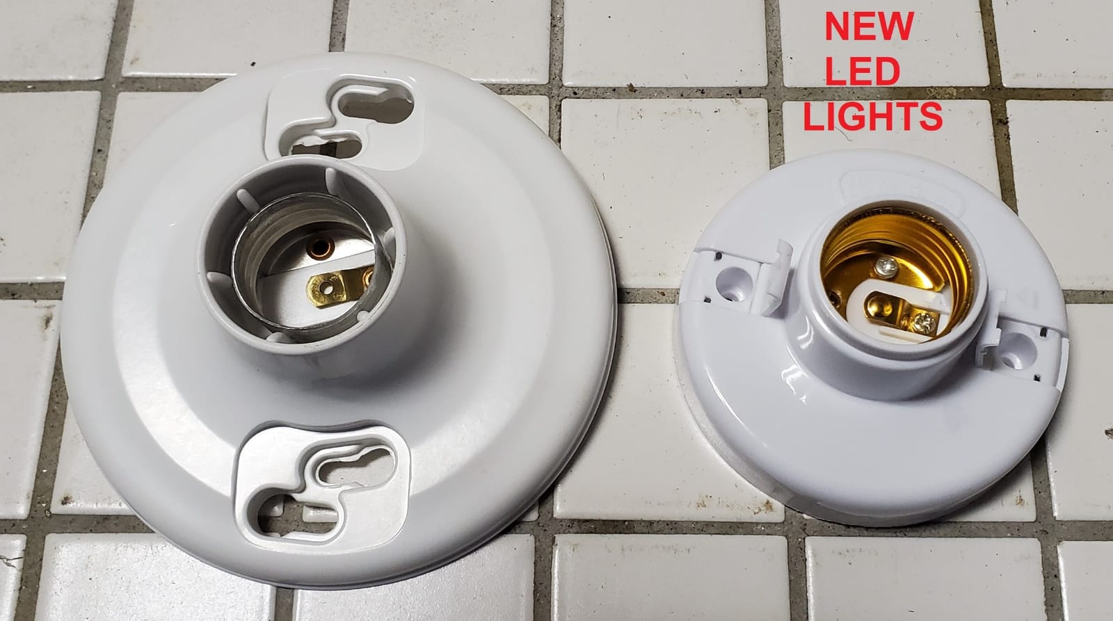4 Pack Led Garage Lights, 60W Deformable Garage Ceiling Light customer photo 1