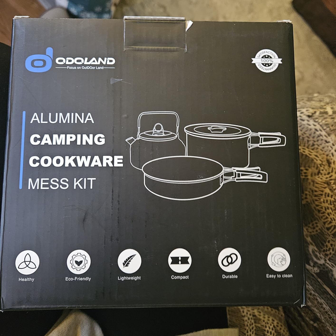 Odoland 17pcs Camping Cookware Set with Folding Camping Stove for Camping customer photo 1