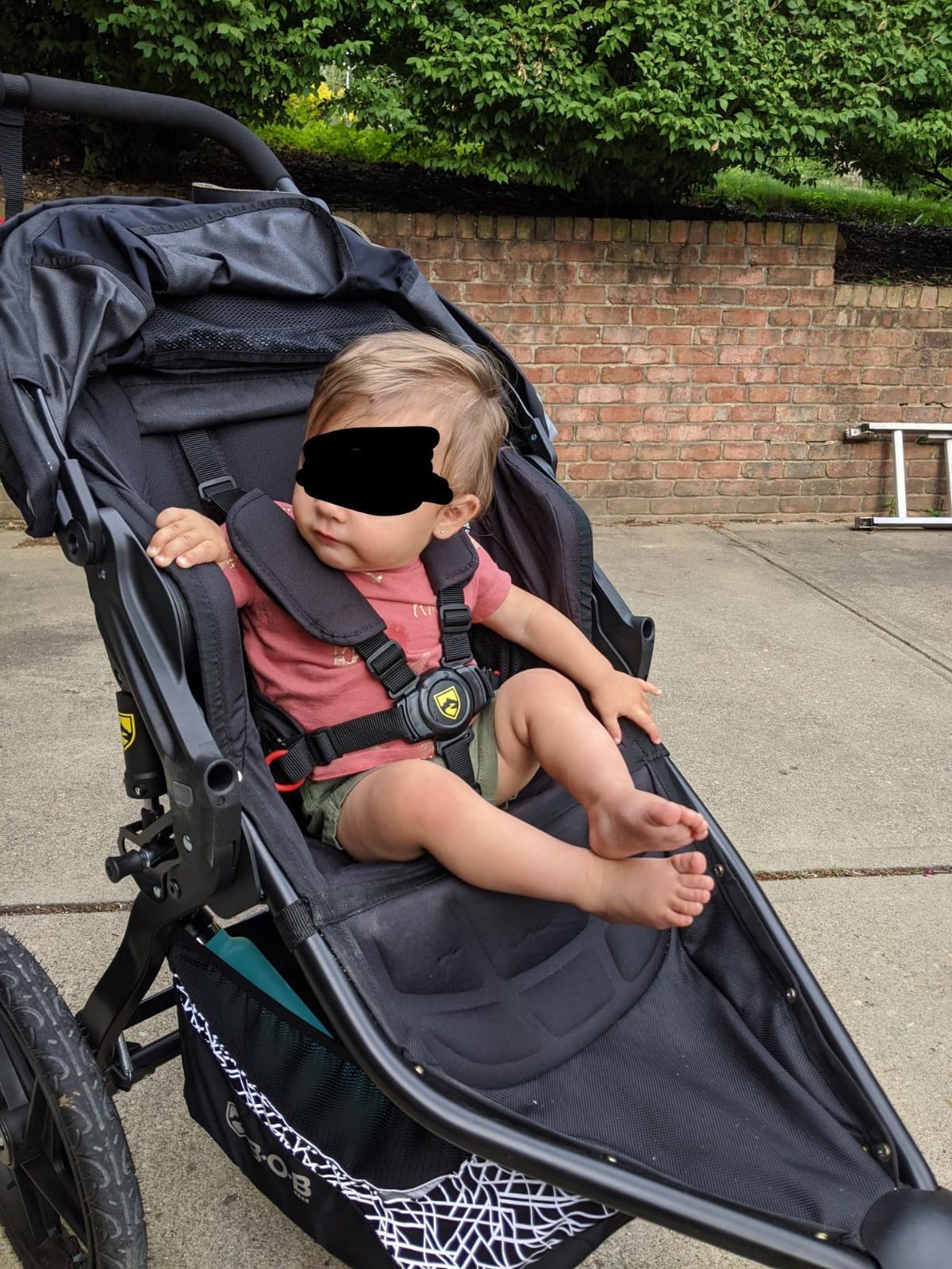 BOB Gear Revolution Flex 3.0 Jogging Stroller - Graphite Black customer photo 2