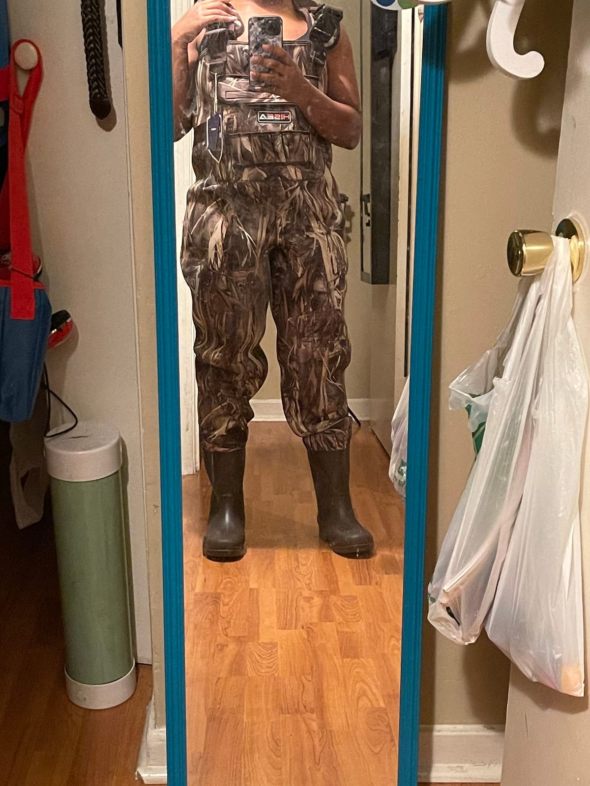 HISEA Chest Waders for Men Neoprene Hunting Wader Waterproof Bootfoot Wader customer photo 1