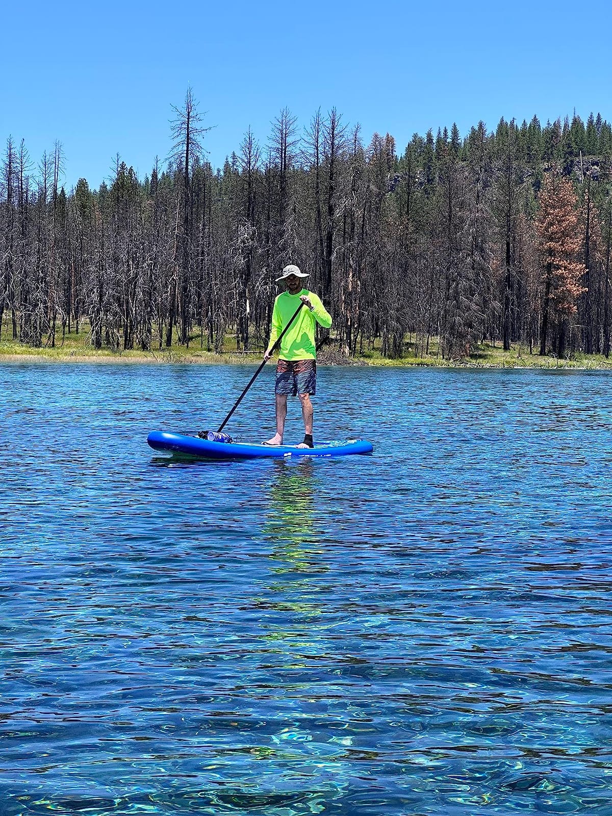 Goplus 9.8'/10'/11' Inflatable Stand Up Paddle Board, 6.5” Thick SUP with Premium Accessories and Carry Bag, Wide Stance, Bottom Fin for Paddling, Surf Control, Non-Slip Deck, for Youth and Adult customer photo 1