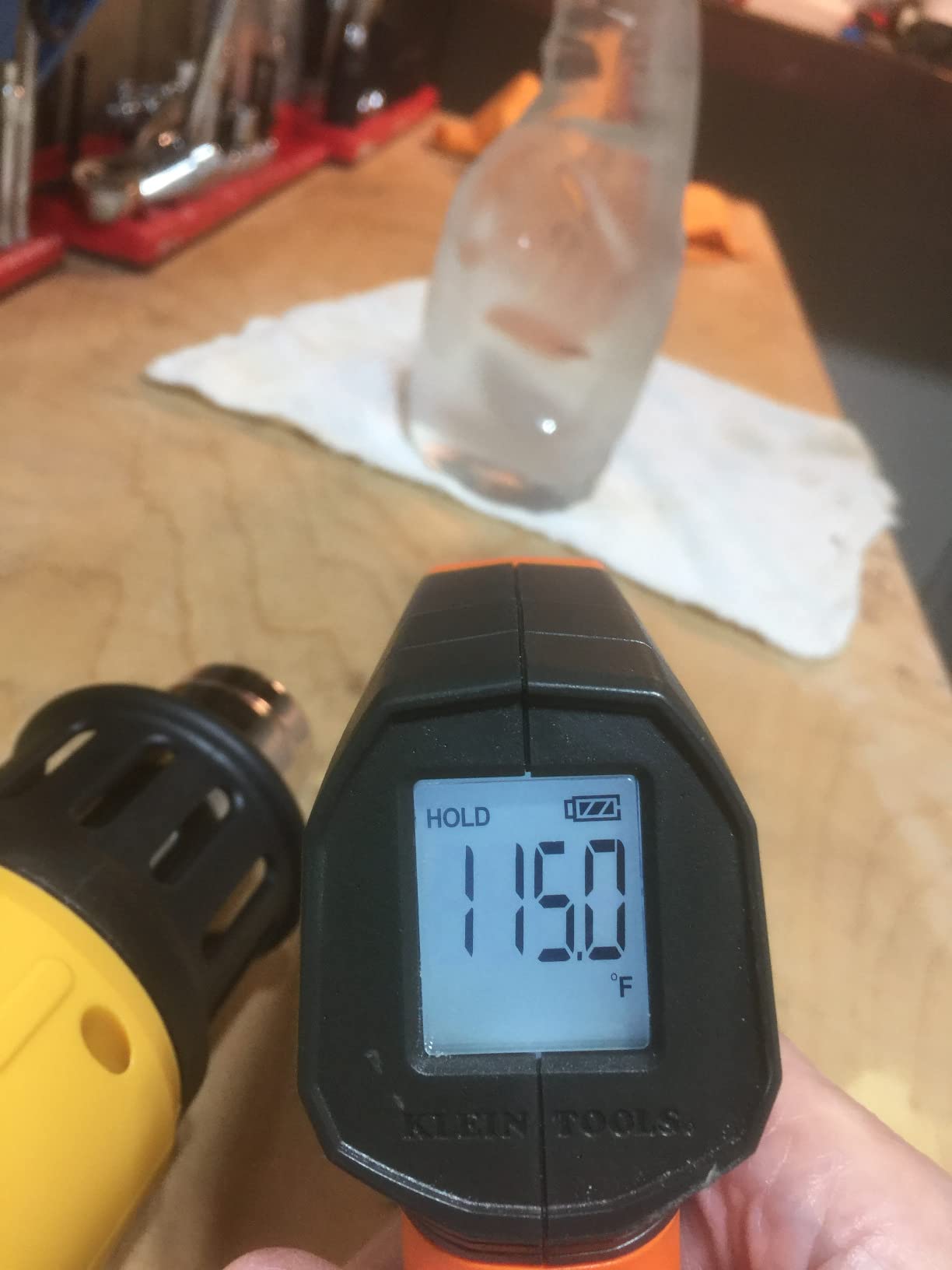 Klein Tools IR1 Infrared Thermometer, Digital Laser Gun is Non-Contact Thermometer with a Temperature Range -4 to 752-Degree Fahrenheit customer photo 2