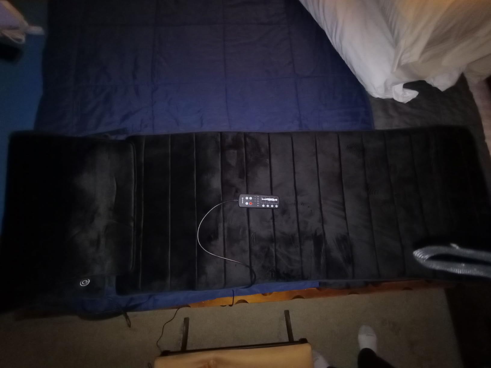 COMFIER Vibration Full Body Massage Mat with Detachable Shiatsu Neck Pillow customer photo 1