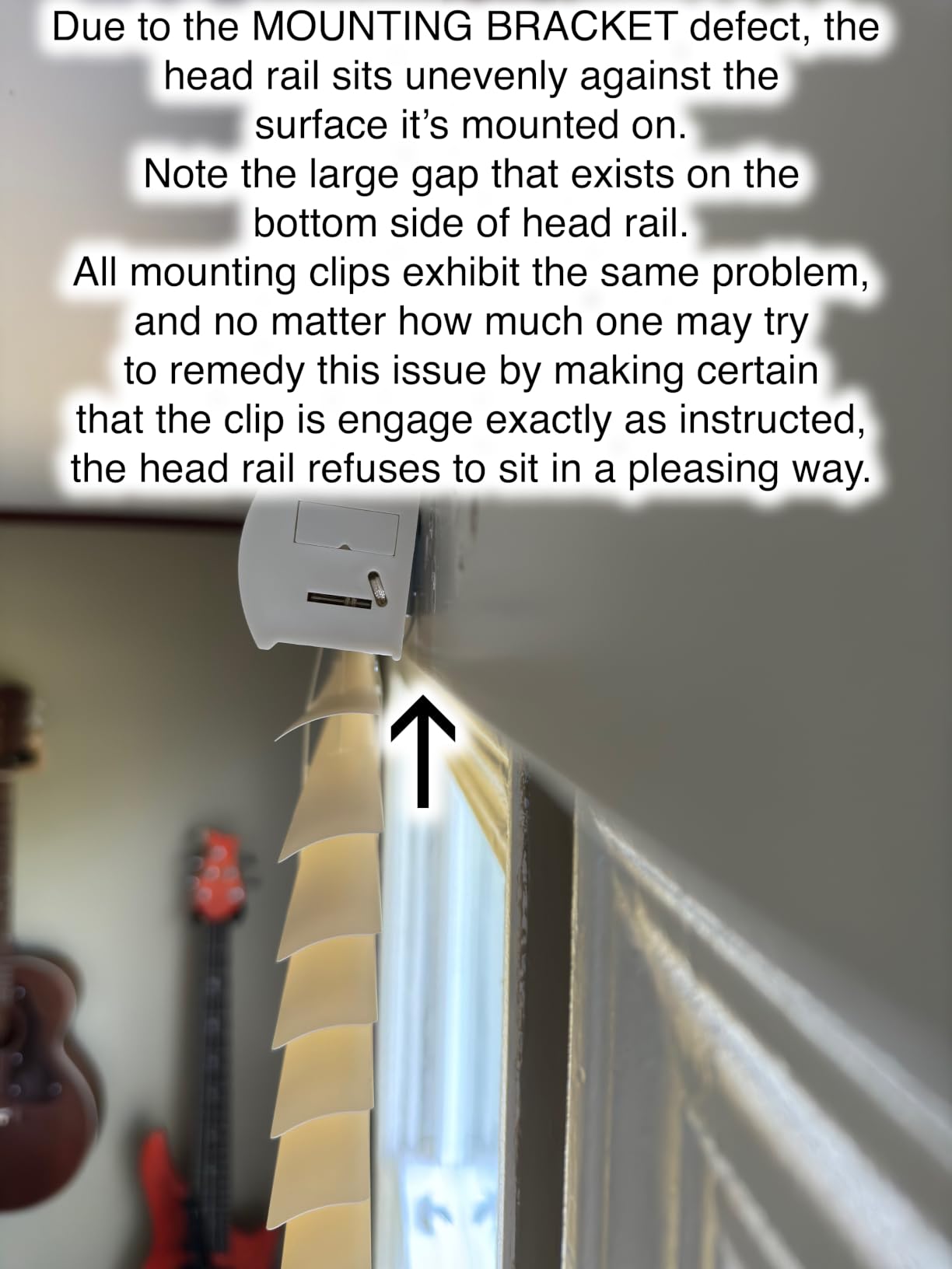Cordless Light Filtering GII Morningstar Window Blind, 34 x 64 in, Woodtone customer photo 1