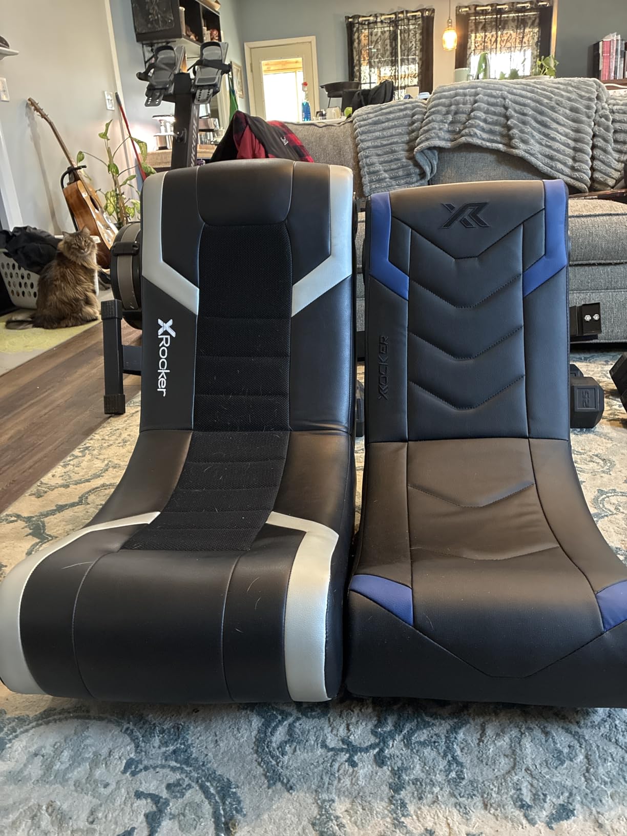 X Rocker Video Gaming Floor Rocker Chair, Built-in Audio, Foldable, for Gamers, Bedroom, or Game Room for Boys, Girls, Teens 5-17, Gifts for Gamers customer photo 1