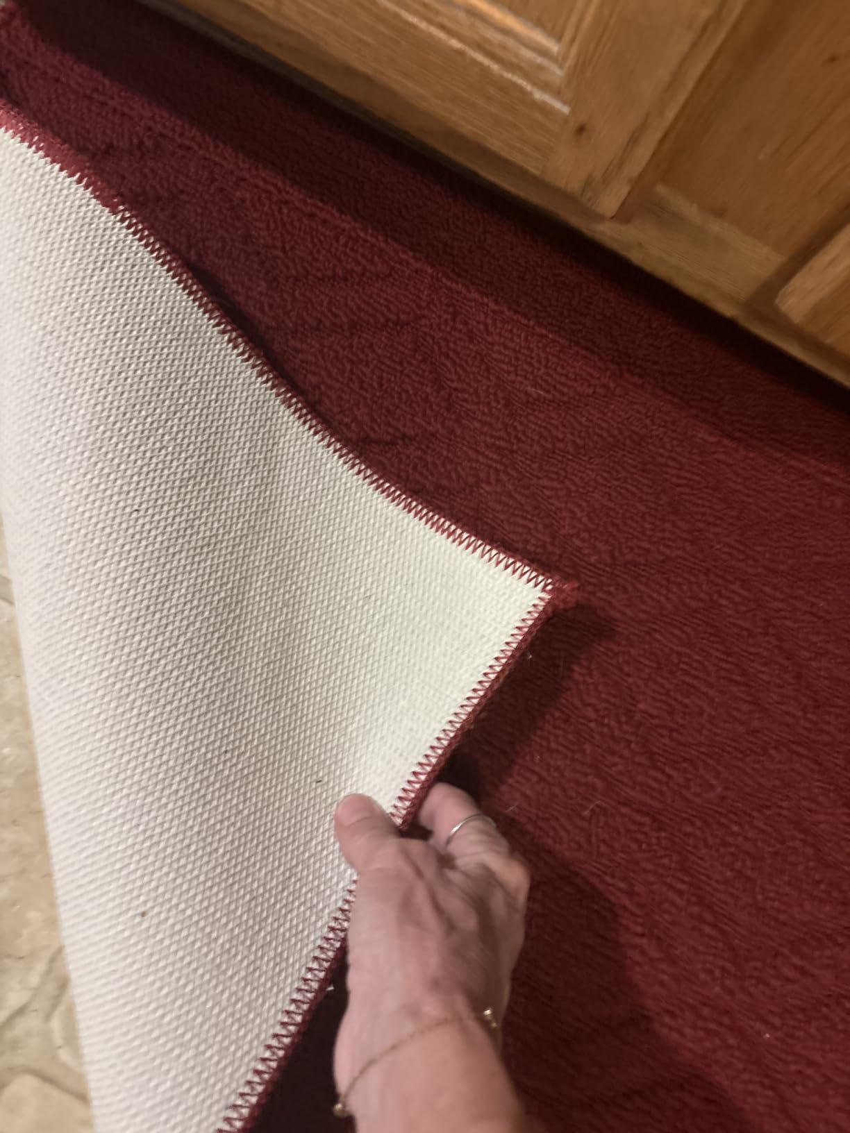 COSY HOMEER 48x20Inch/30X20Inch Kitchen Rug Mats,Grey customer photo 1