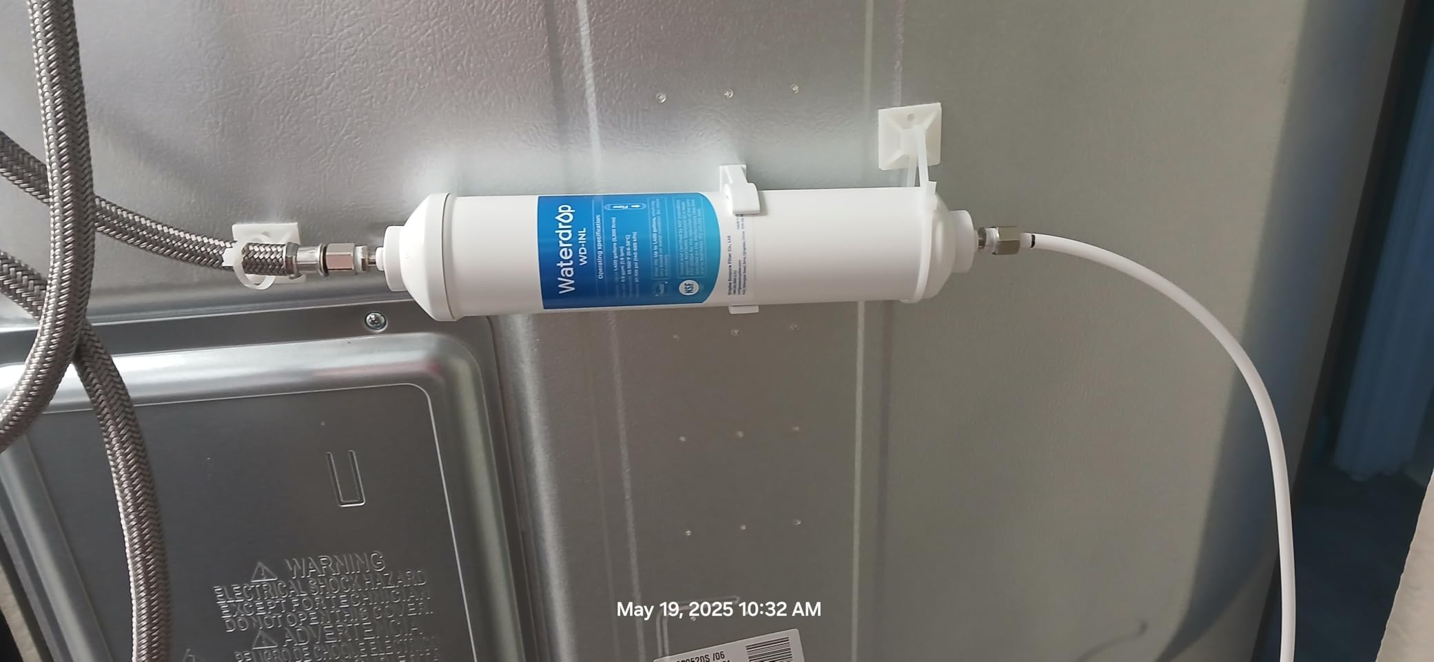Waterdrop INL Inline Water Filter for Refrigerator and Ice Maker customer photo 2