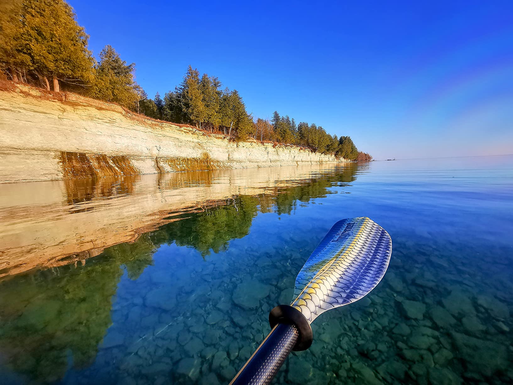 Hornet Watersports Fiberglass Kayak Paddle for Adults- Ideal for Touring, Fishing and Boating- 90.5 inches / 230CM Adjustable with Carbon Fiber Shaft- Kayak Oars Kayaking Equipment customer photo 2