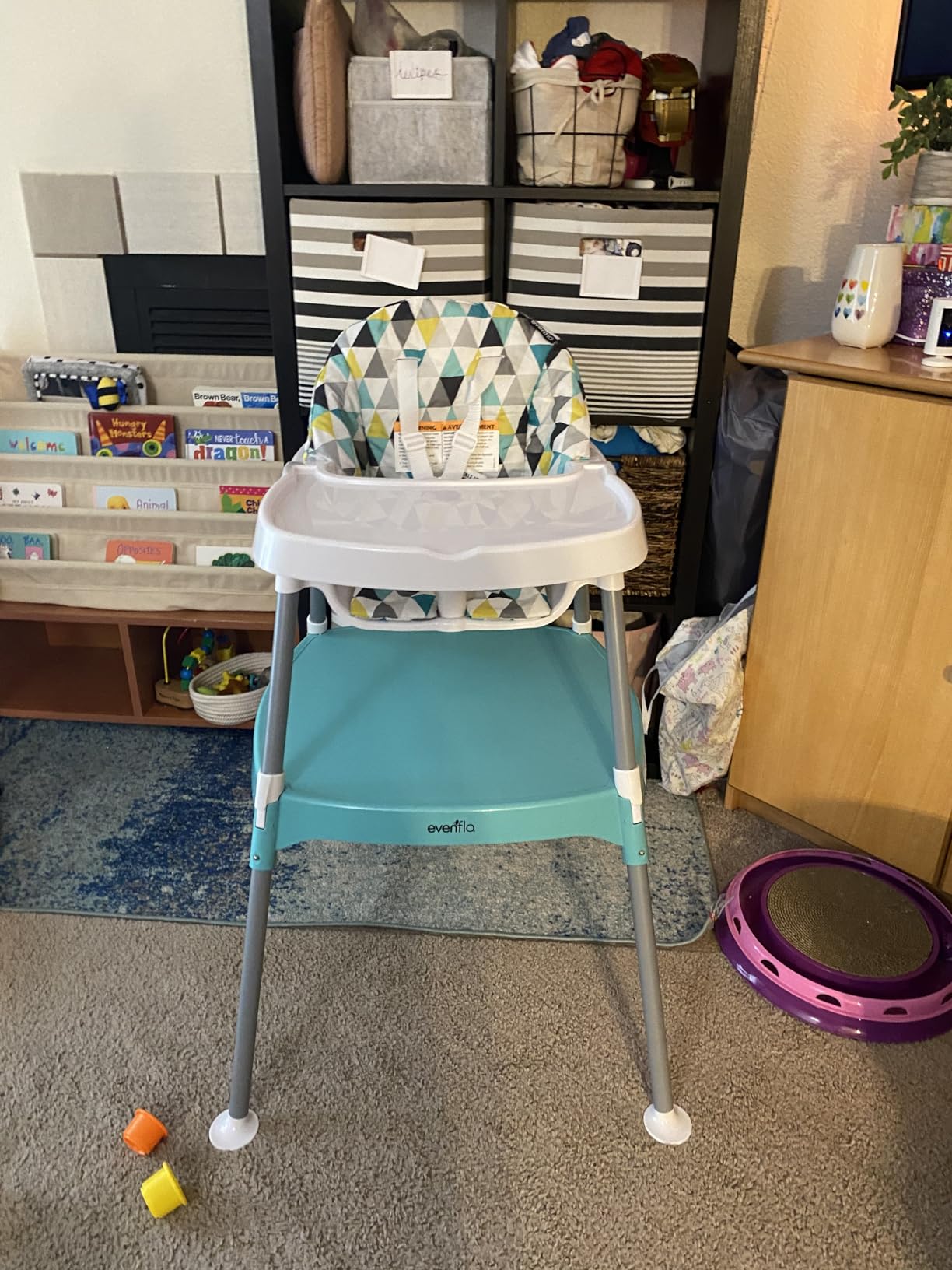 Evenflo Eat and Grow 4-in-1 Convertible High Chair (Prism Triangles) customer photo 2