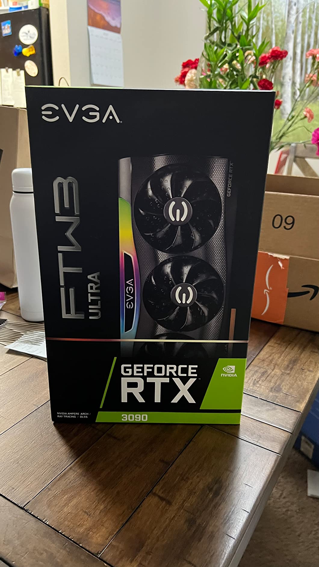 EVGA GeForce RTX 3090 FTW3 Ultra Gaming, 24GB GDDR6X, iCX3 Technology, ARGB LED, Metal Backplate, 24G-P5-3987-KR customer photo 1