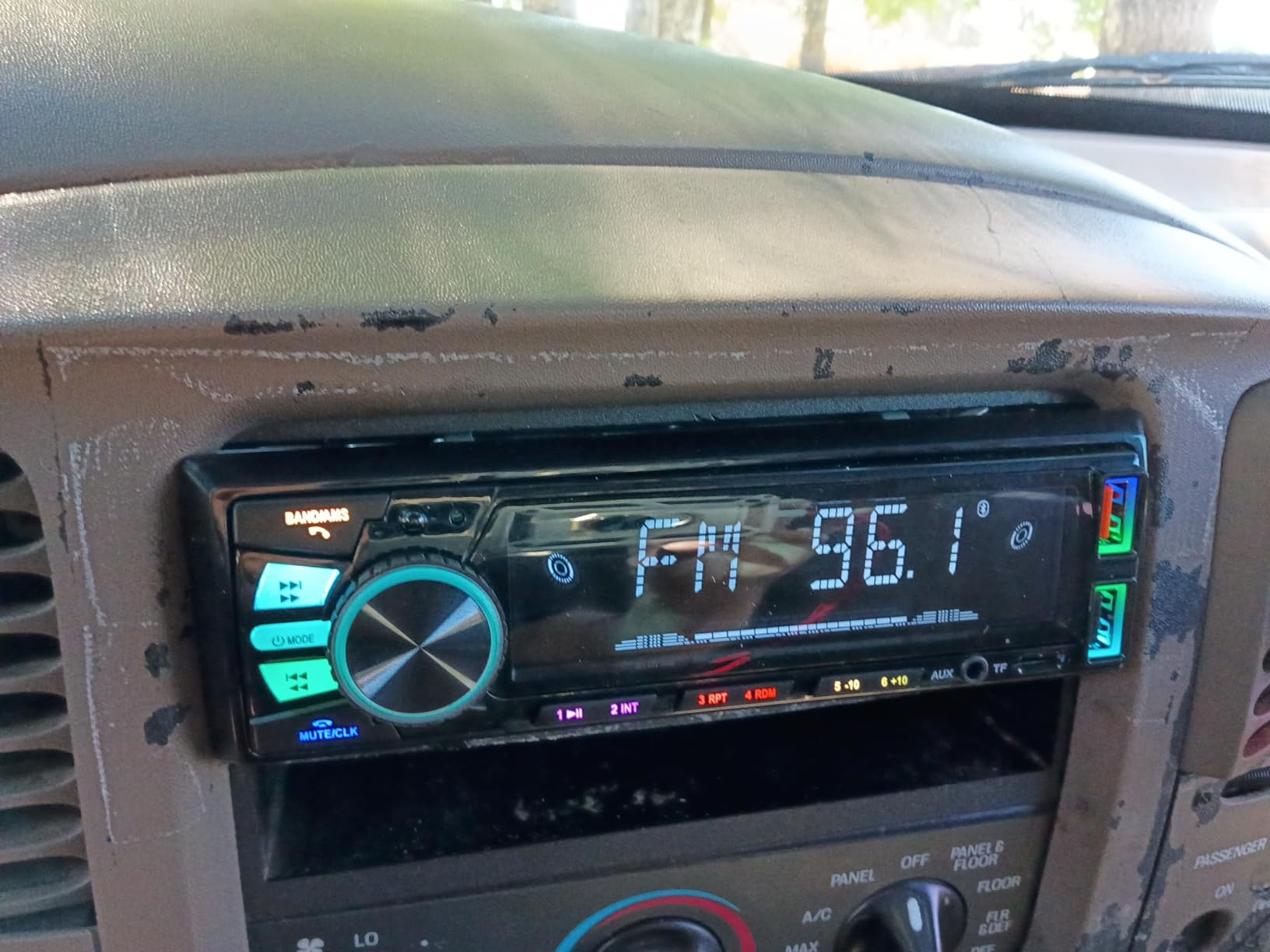 REAKOSOUND Car Radio Bluetooth Single DIN Stereo - FM, USB, AUX, APP, No CD customer photo 2