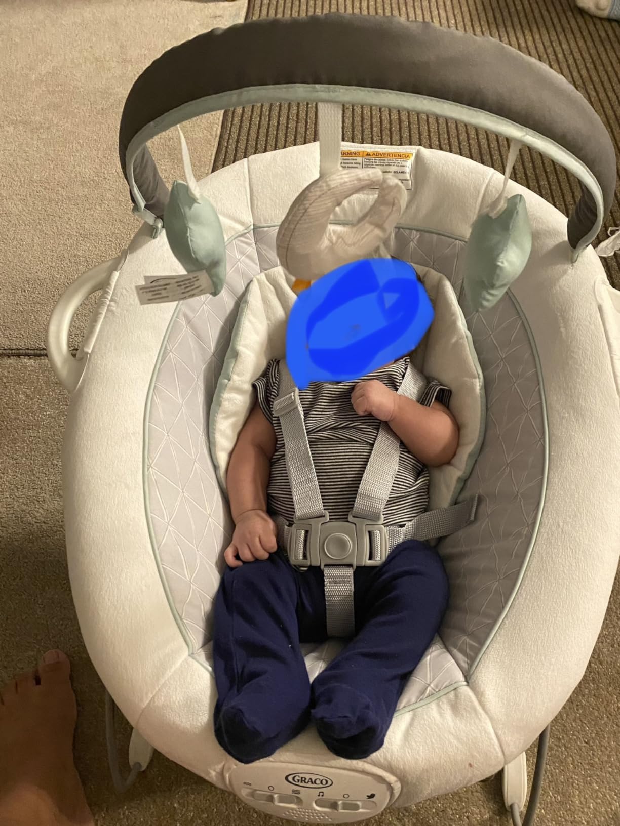 Graco Soothe 'n Sway LX Portable Baby Swing and Baby Bouncer Bouncer, Multi Direction Seat, 2 Speed Vibration, Derby customer photo 1