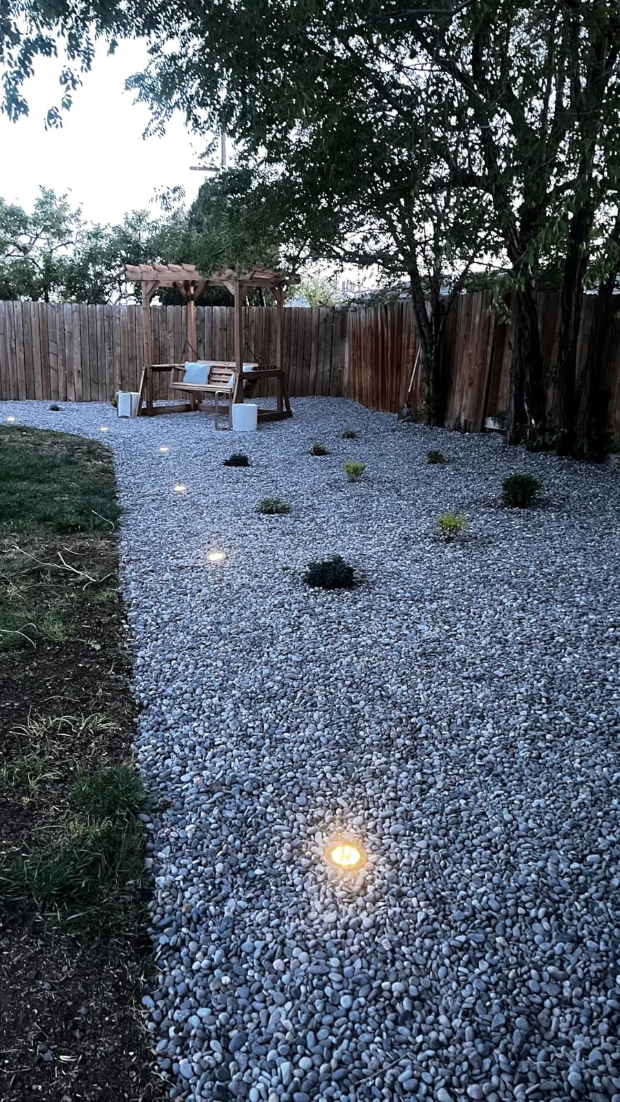 4.6 Inch Diameter Solar Ground Lights, Waterproof Solar Garden Lights, Outdoor Garden Waterproof Bright in-Ground Light, Landscape Lighting for Pathway,Yard,Lawn,Patio,Walkway (12 Pack Warm Light) customer photo 1